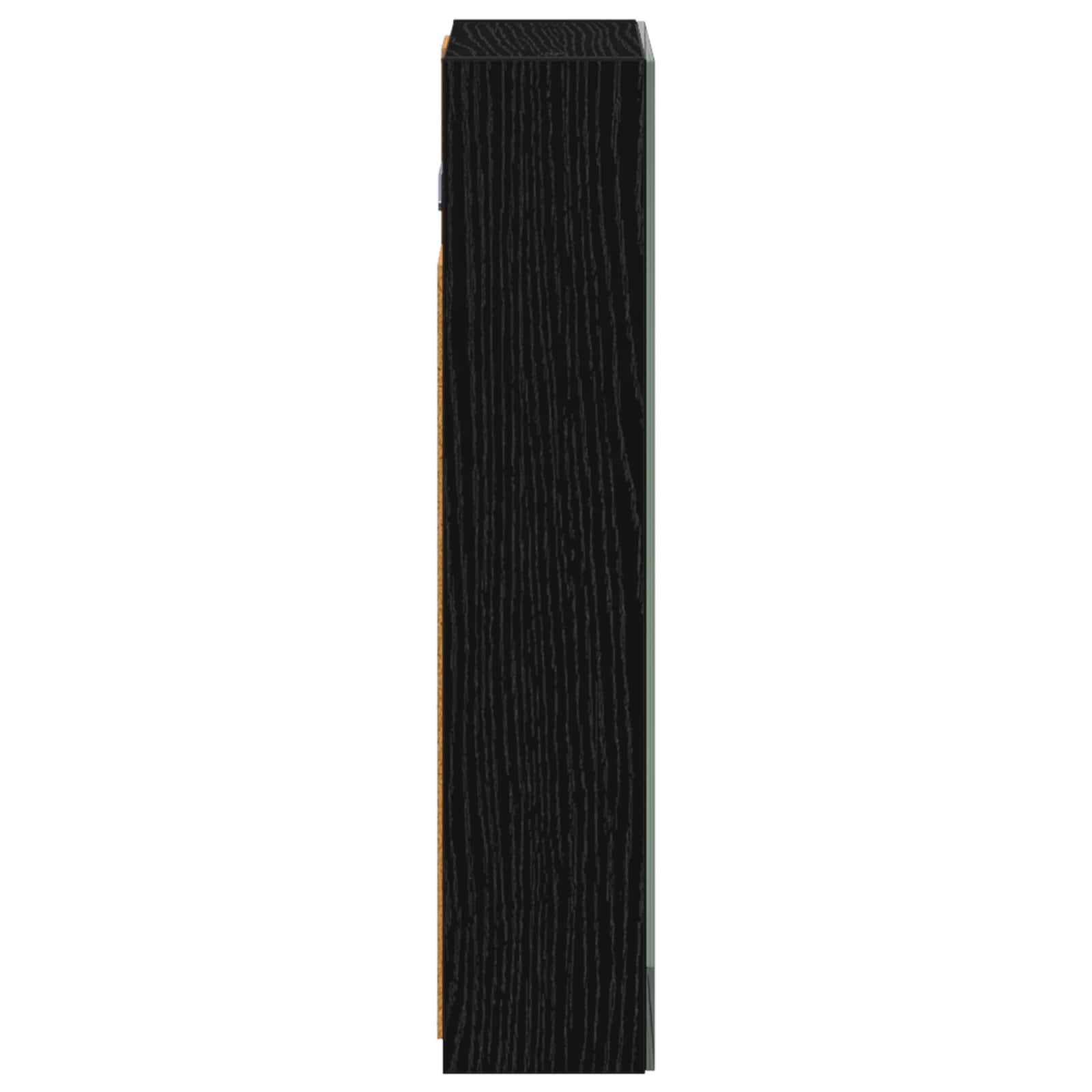 Kupaonski ormar s ogledalom Zidne Crni hrast 30 x 10,5 x 50 cm