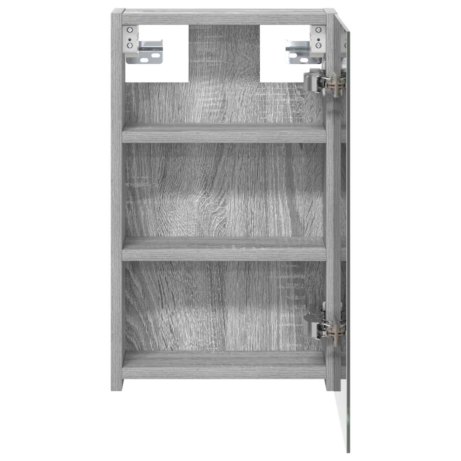 Kupaonski ormar s ogledalom Zidne Siva Sonoma 30 x 10,5 x 50 cm
