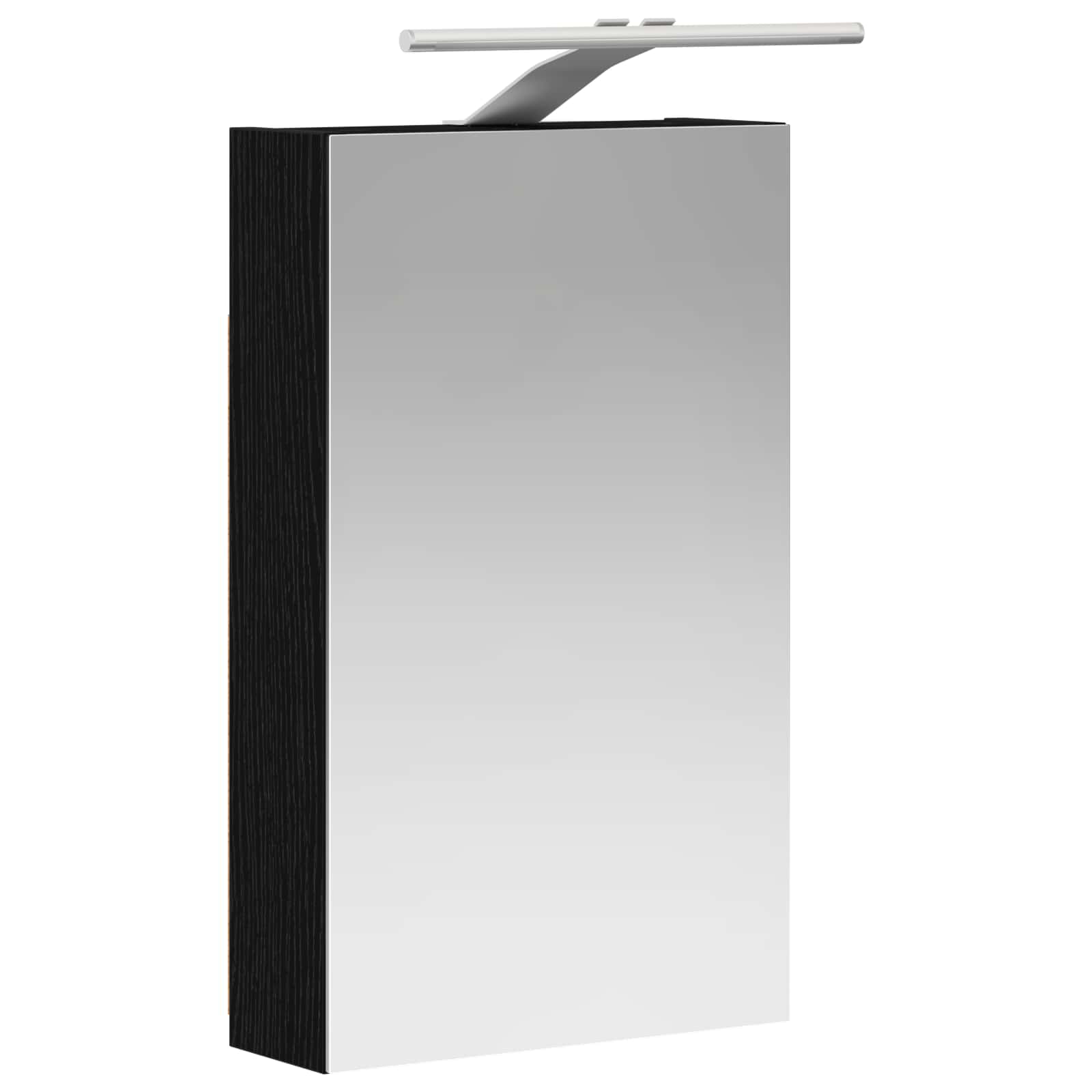 Kupaonski ormar s ogledalom Zidne Crni hrast 30 x 10,5 x 50 cm
