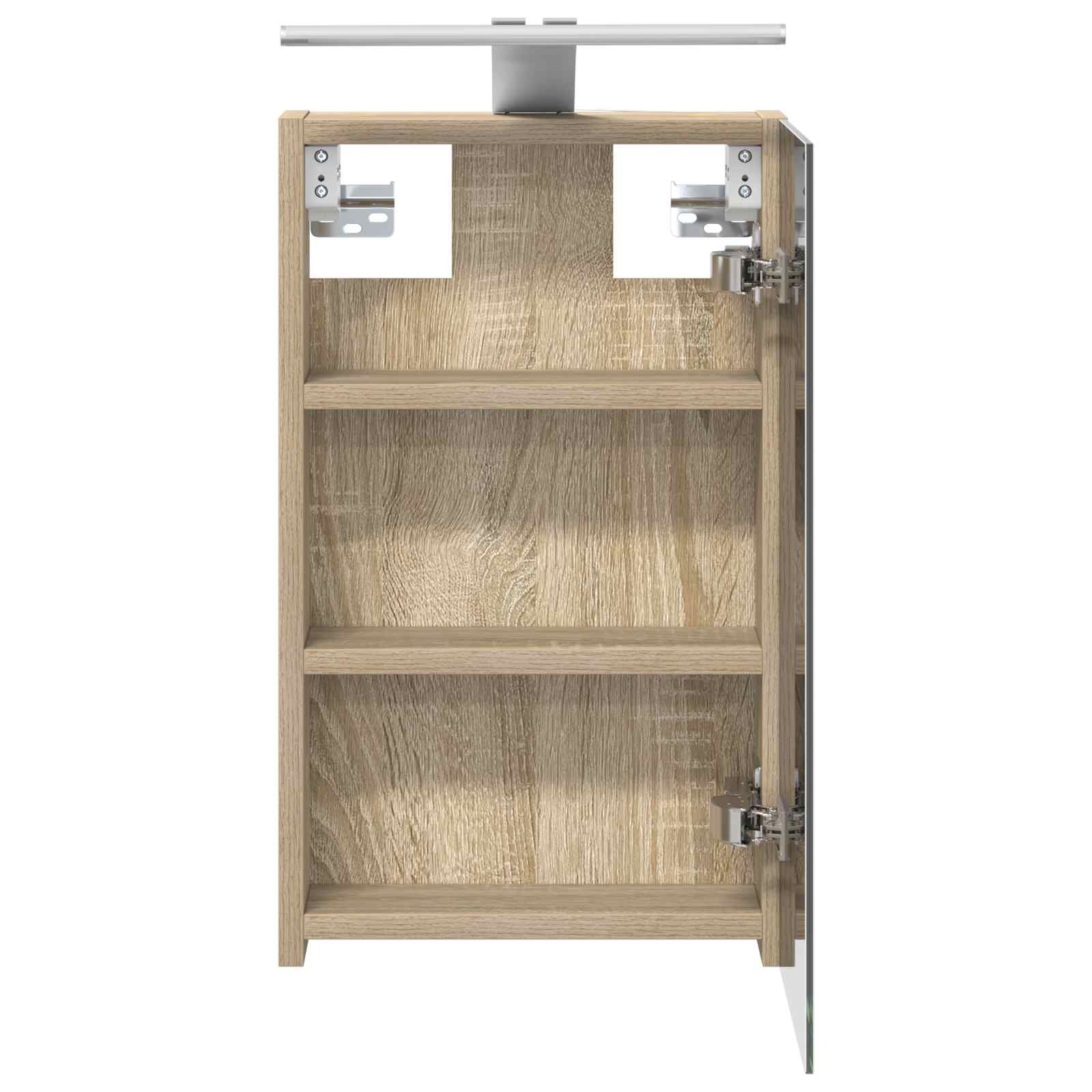Kupaonski ormar s ogledalom Sonoma hrast 30 x 10,5 x 50 cm