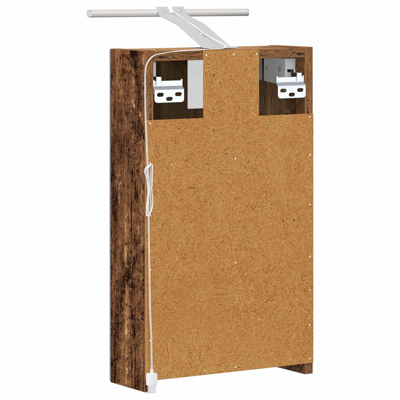 Kupaonski ormar s ogledalom Zidne Staro drvo 30 x 10,5 x 50 cm