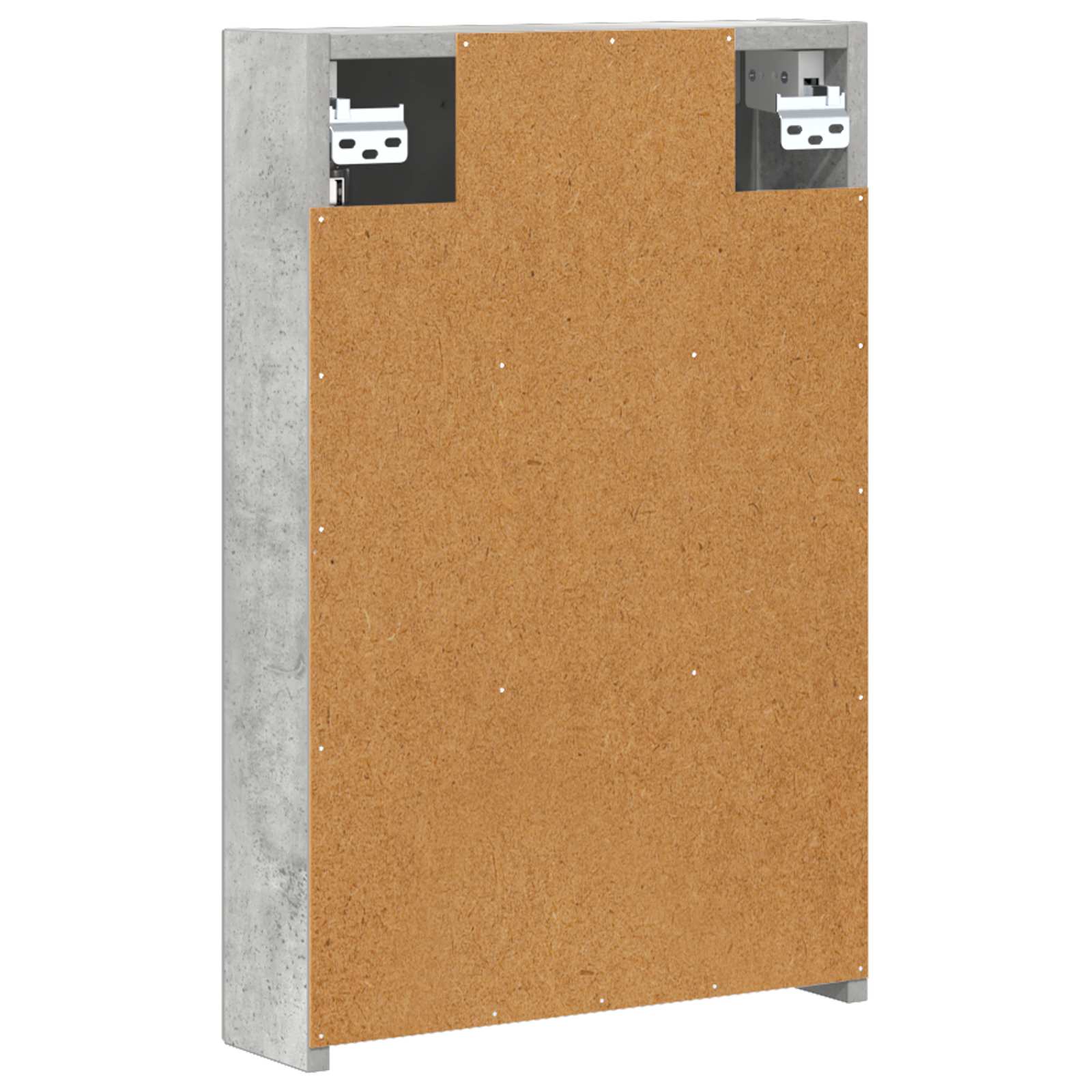 Kupaonski ormar s ogledalom Betonski sivi 40 x 10,5 x 60,5 cm