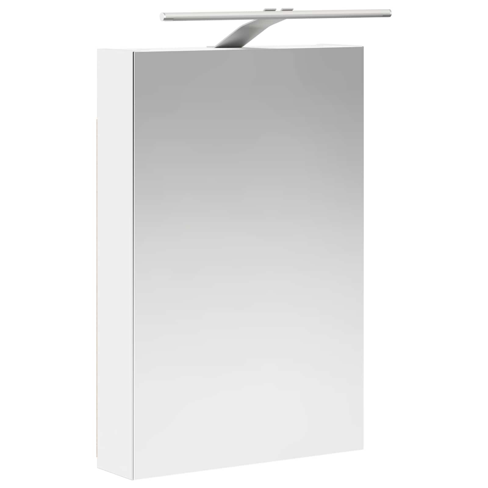 Kupaonski ormar s ogledalom Zidne Bijelo 40 x 10,5 x 60,5 cm