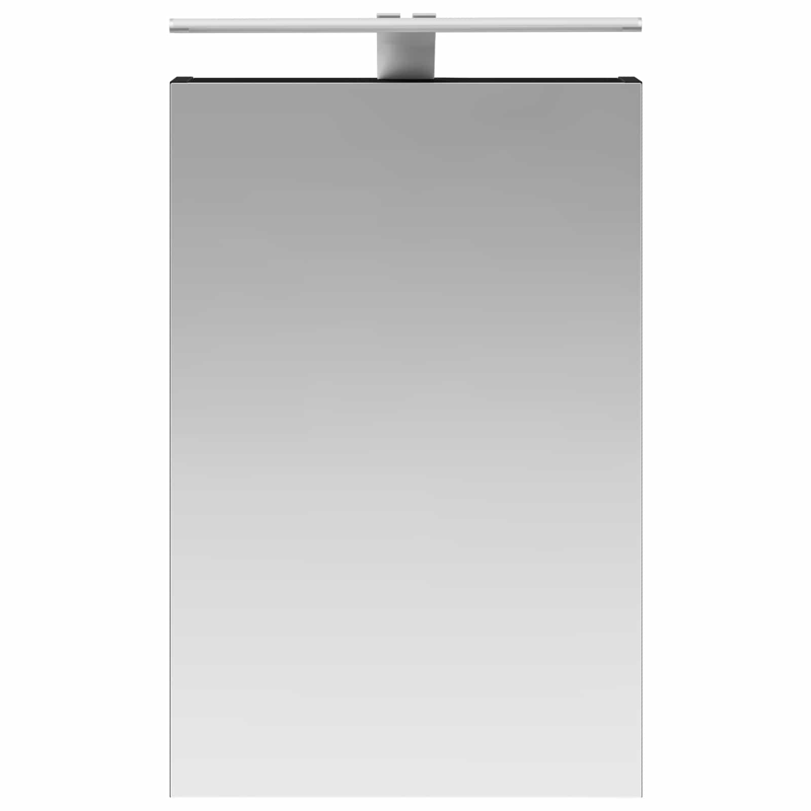 Kupaonski ormar s ogledalom Crni hrast 40 x 10,5 x 60,5 cm
