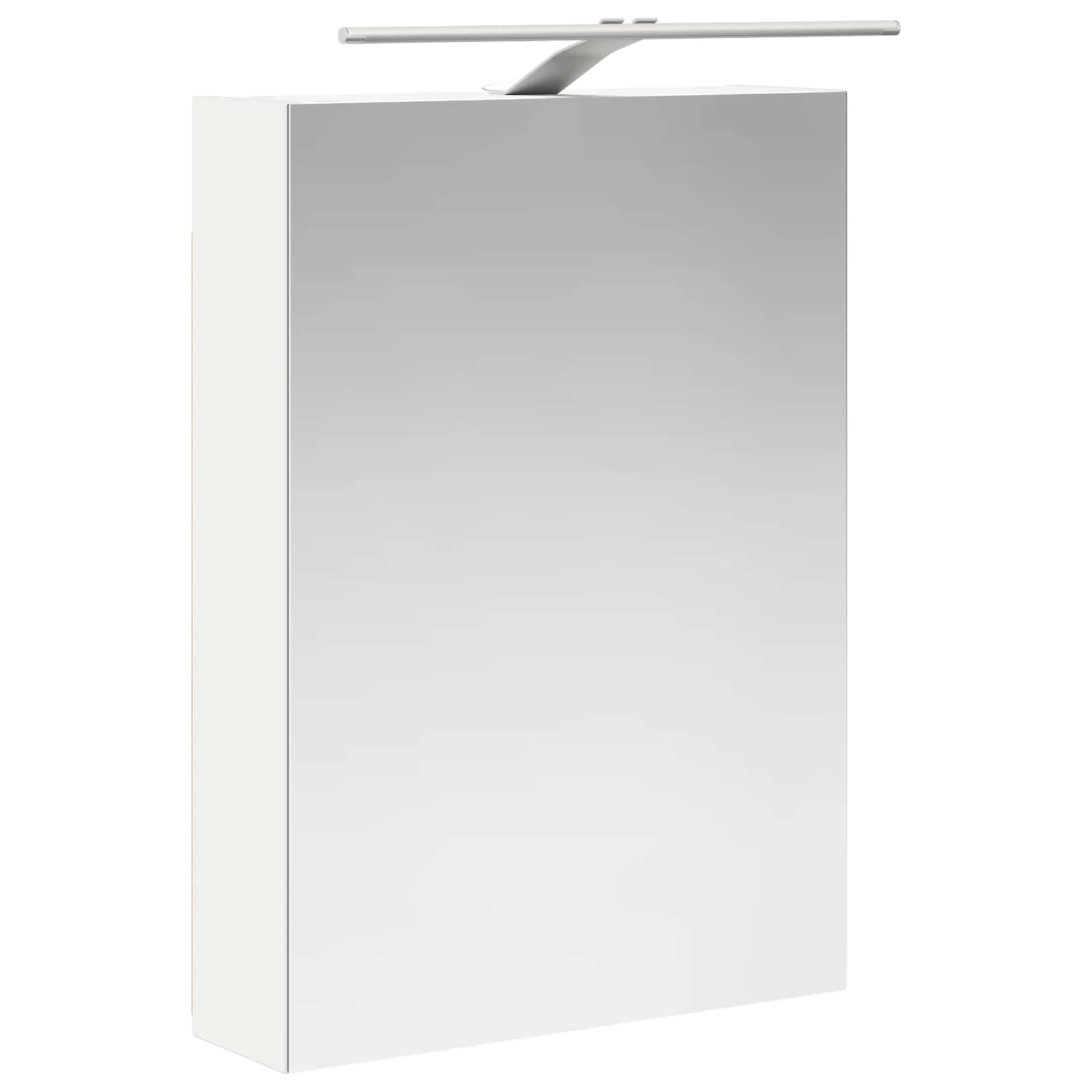 Kupaonski ormar s ogledalom s policom Bijelo 50 x 14,5 x 70 cm