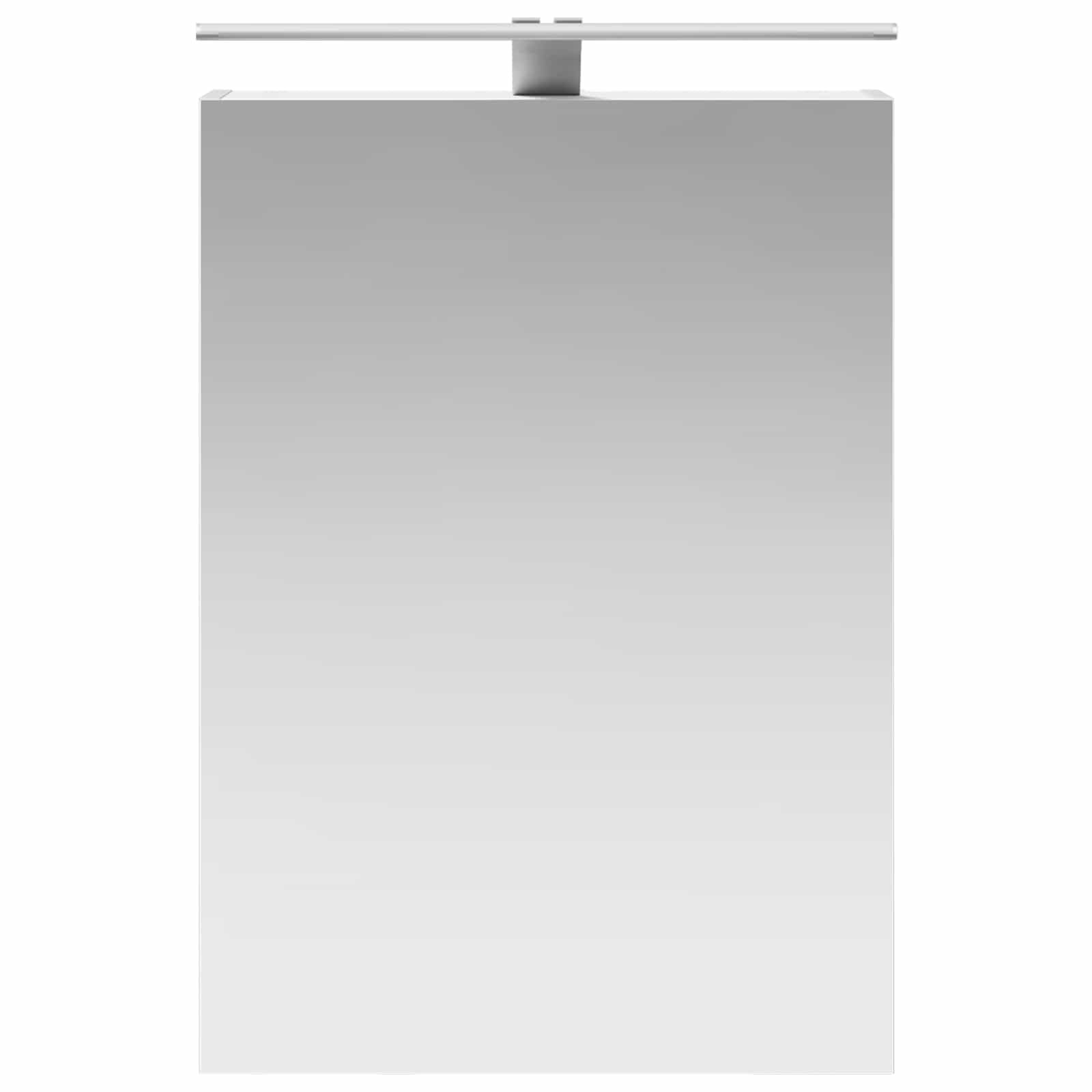 Kupaonski ormar s ogledalom s policom Bijelo 50 x 14,5 x 70 cm