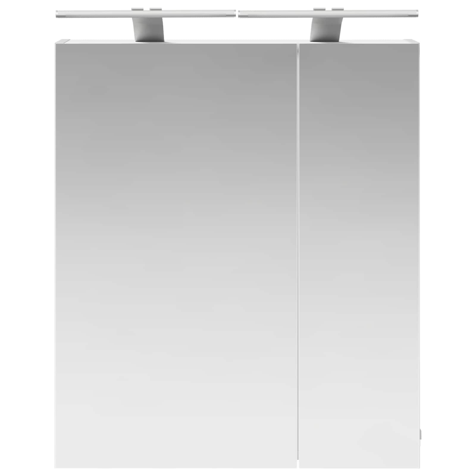 Kupaonski ormar s ogledalom s policom Bijelo 60 x 14,5 x 70 cm