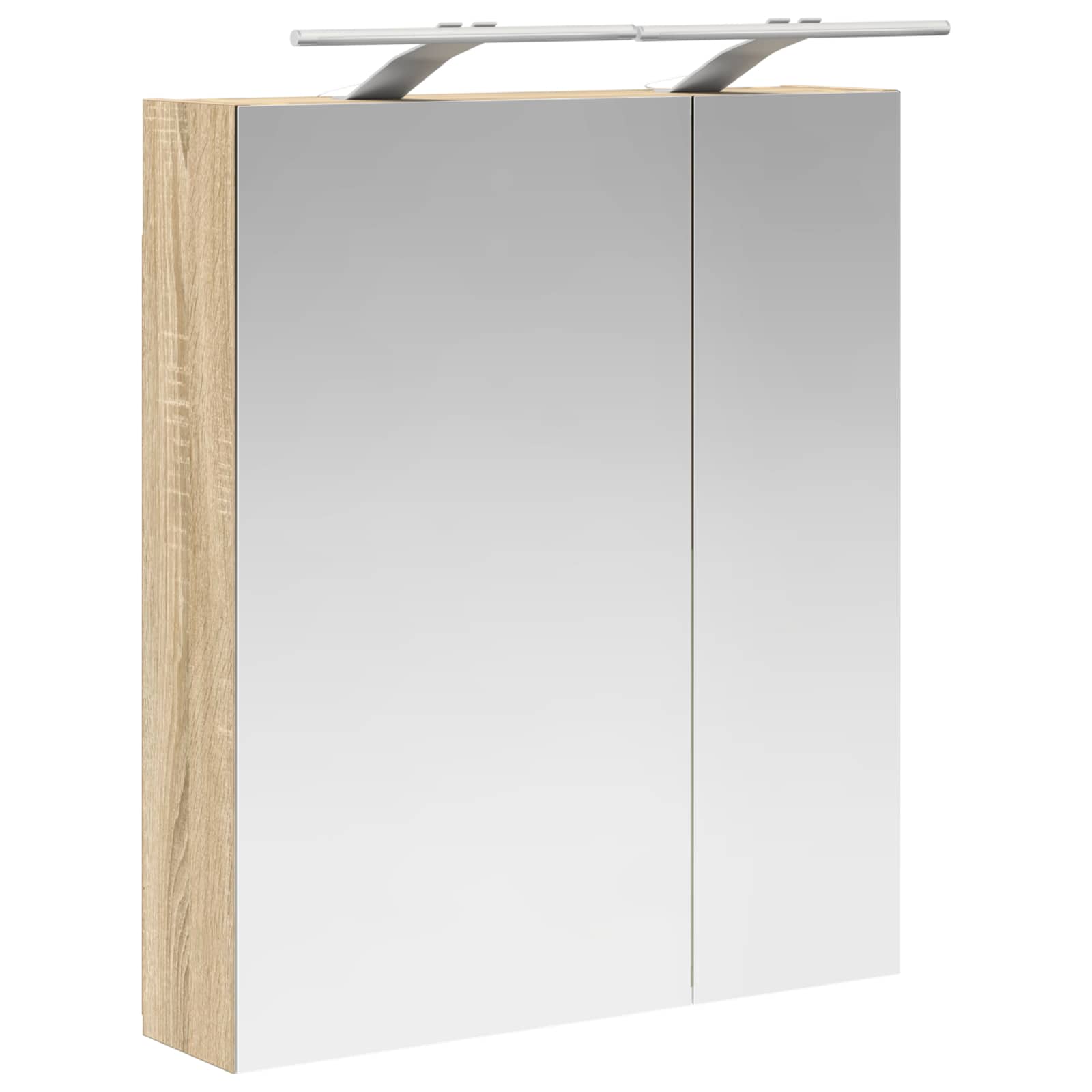 Kupaonski ormar s ogledalom Sonoma hrast 60 x 14,5 x 70 cm