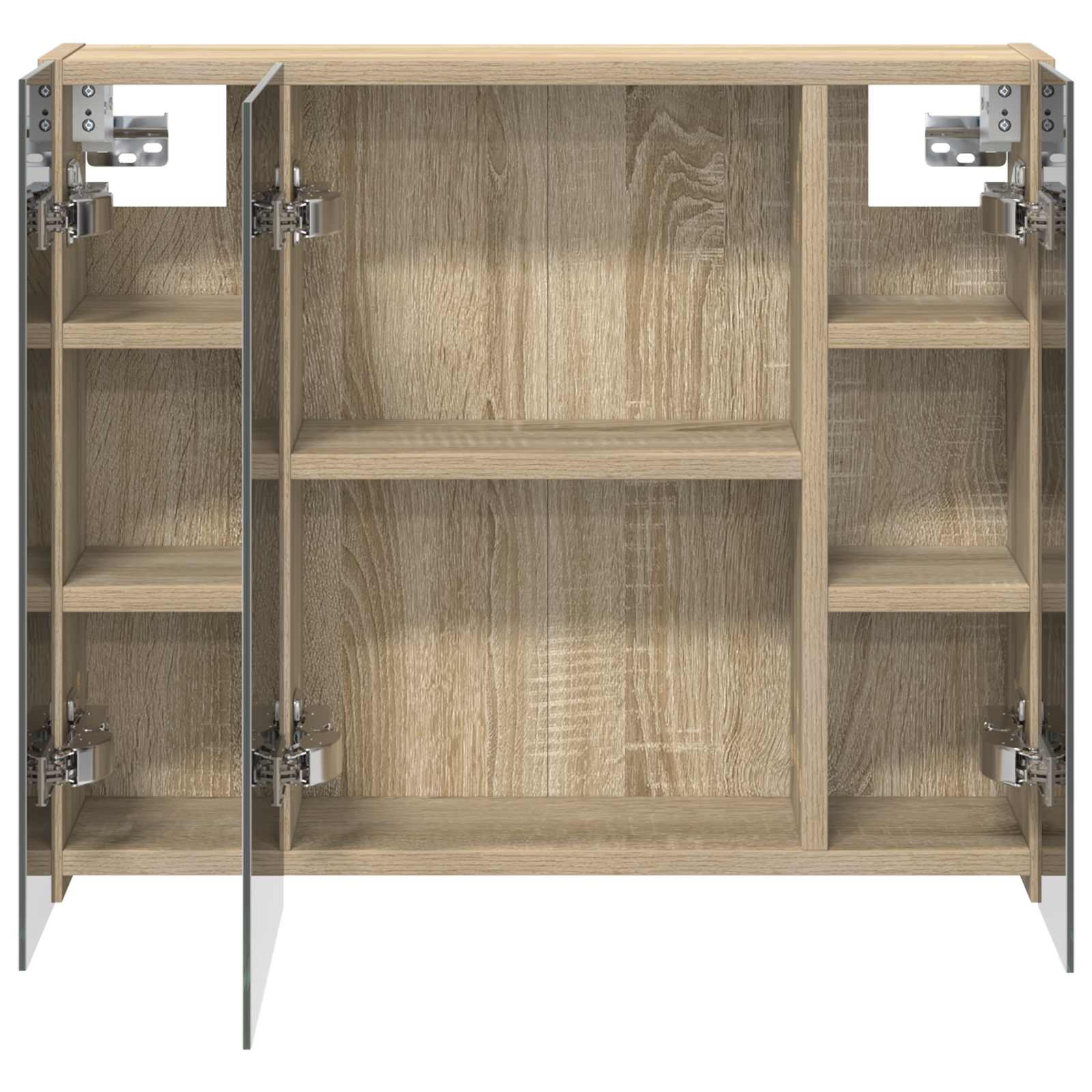 Kupaonski ormar s ogledalom Sonoma hrast 60 x 14,5 x 50 cm
