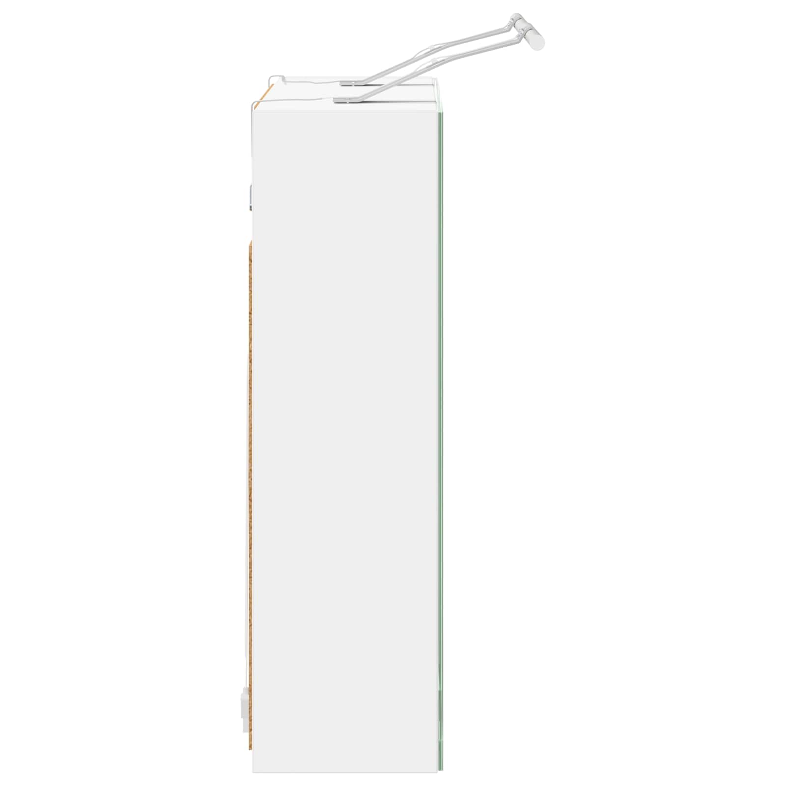 Kupaonski ormar s ogledalom Bijelo 60 x 14,5 x 50 cm