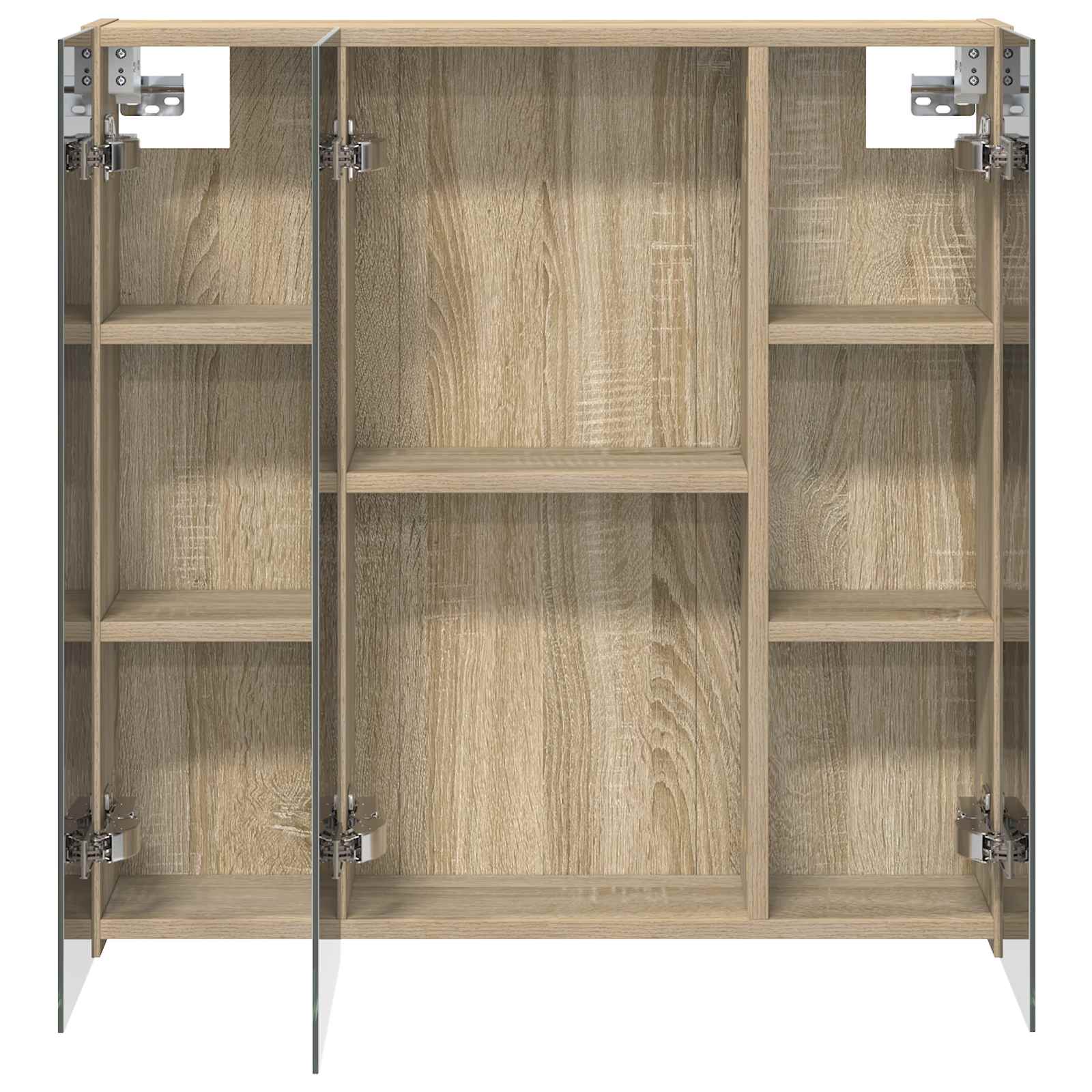 Kupaonski ormar s ogledalom Sonoma hrast 70 x 14,5 x 70 cm