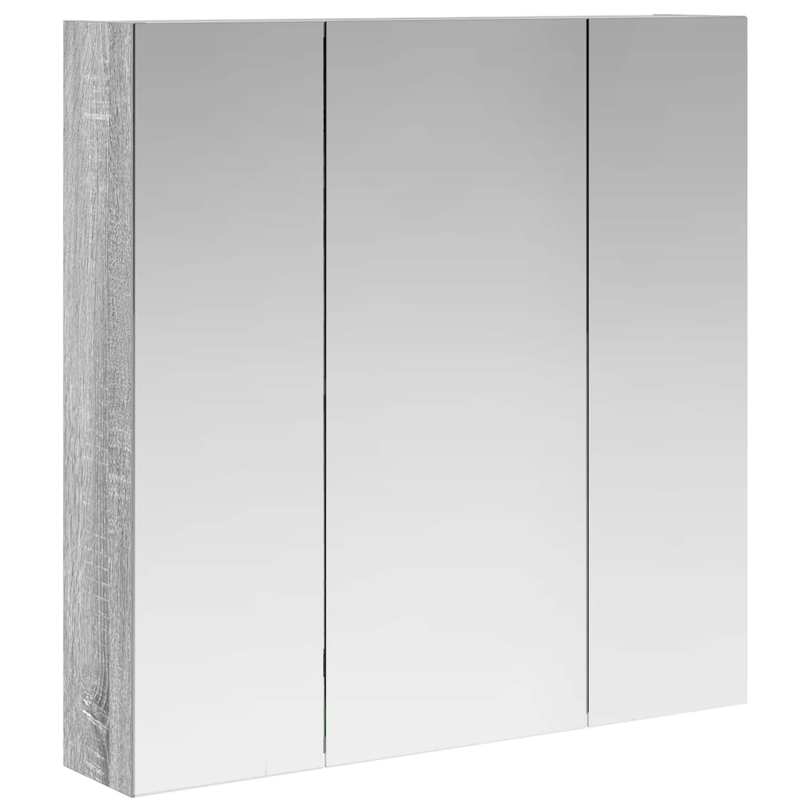 Kupaonski ormar s ogledalom Siva Sonoma 70 x 14,5 x 70 cm