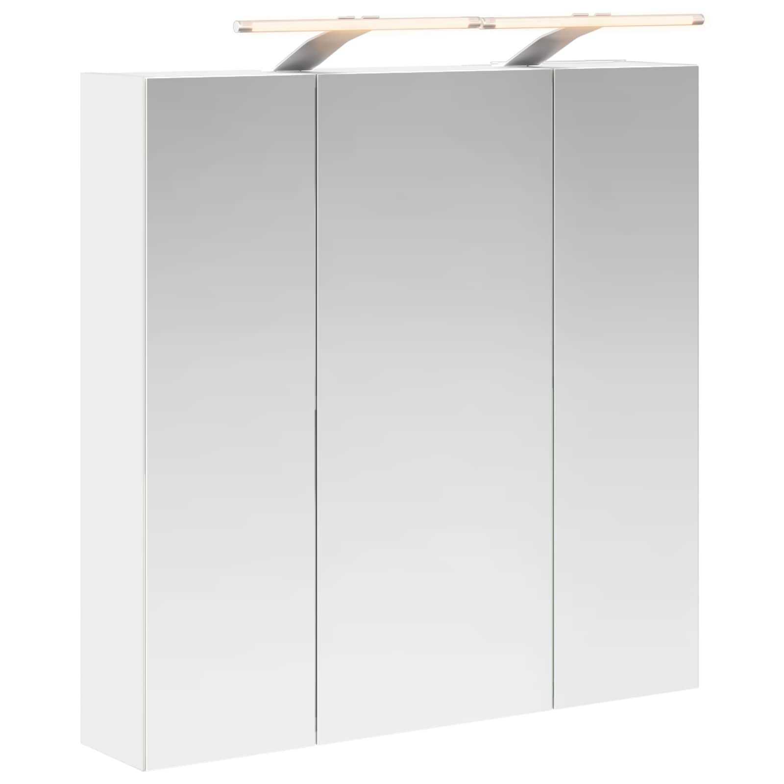 Kupaonski ormar s ogledalom Bijelo 70 x 14,5 x 70 cm