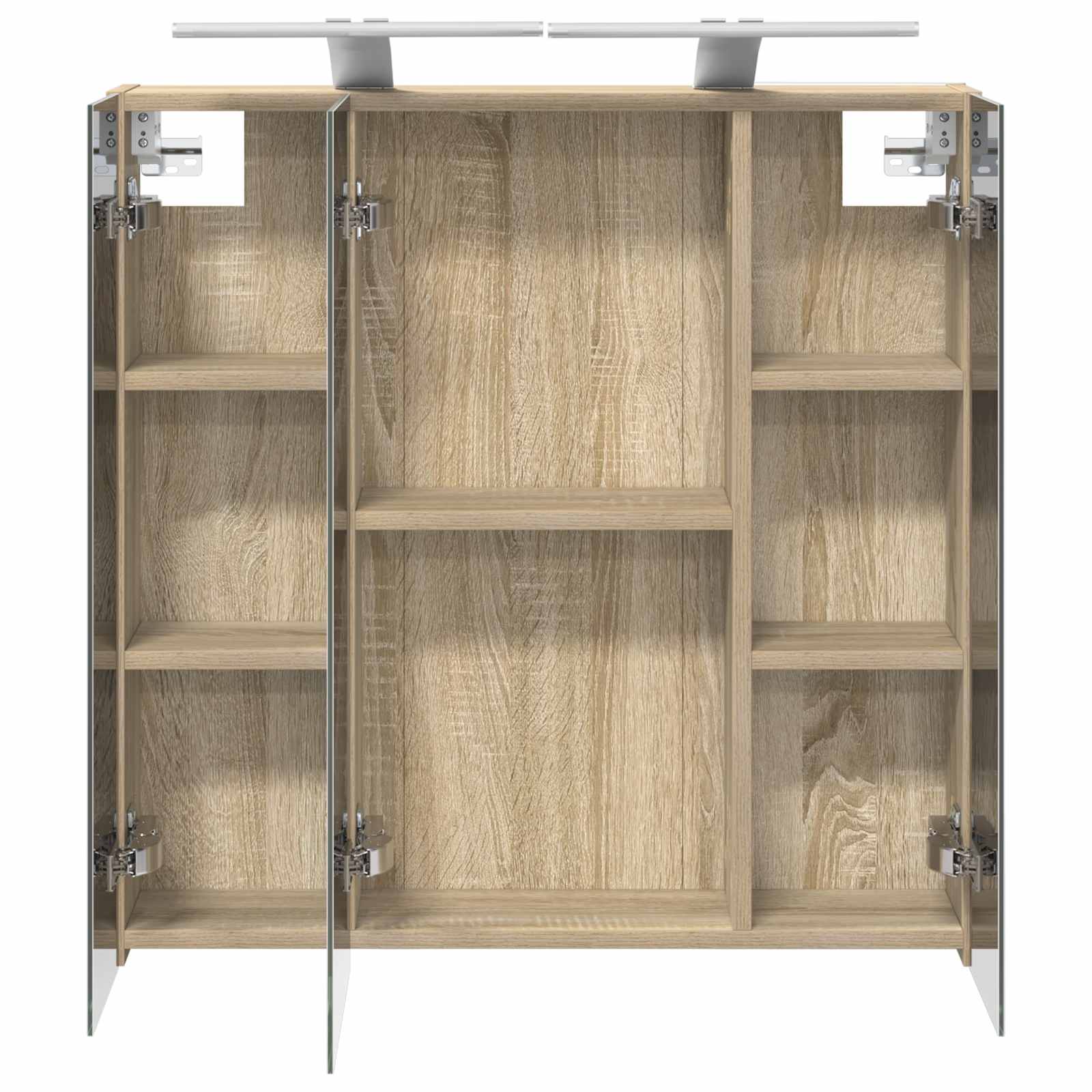 Kupaonski ormar s ogledalom Sonoma hrast 70 x 14,5 x 70 cm