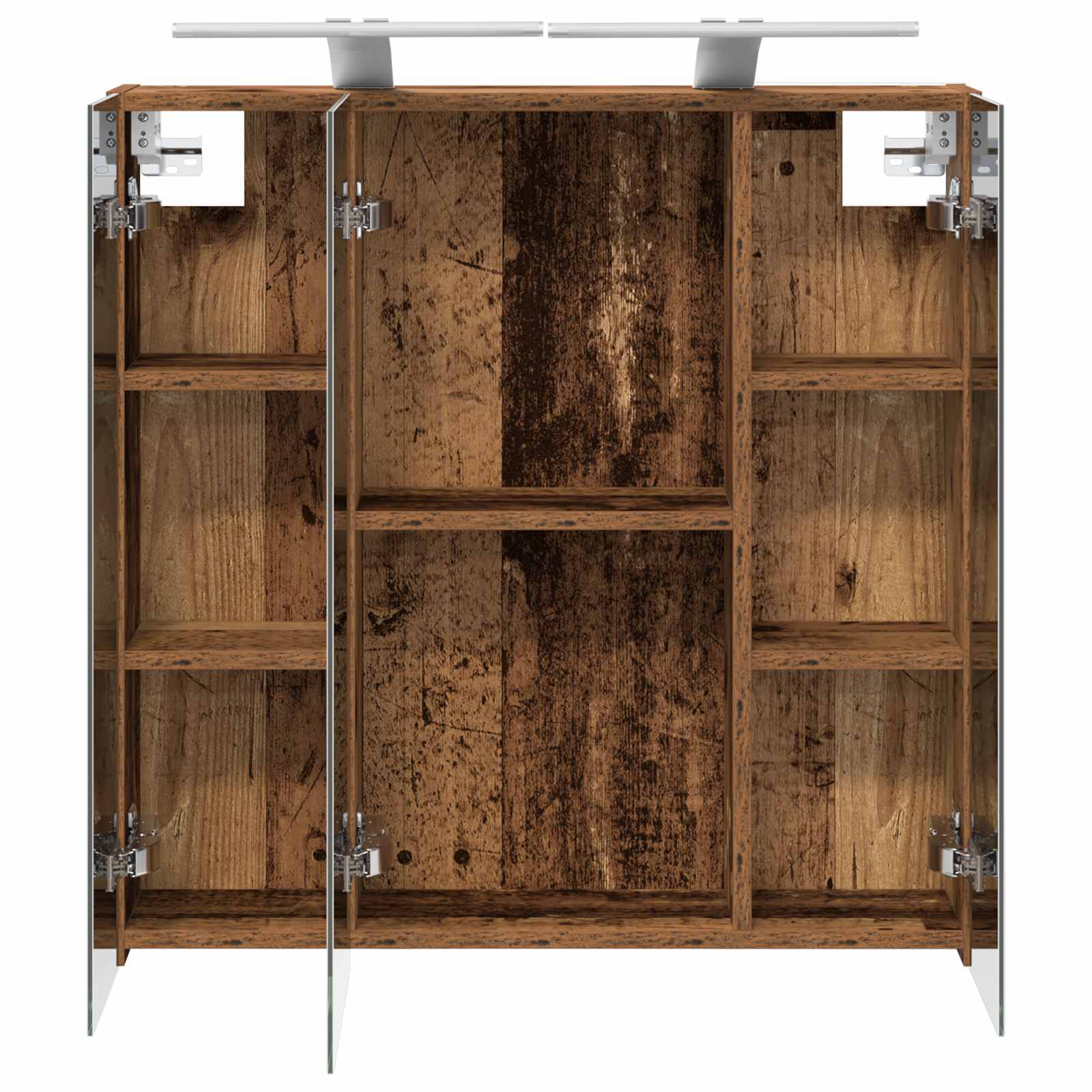 Kupaonski ormar s ogledalom Staro drvo 70 x 14,5 x 70 cm