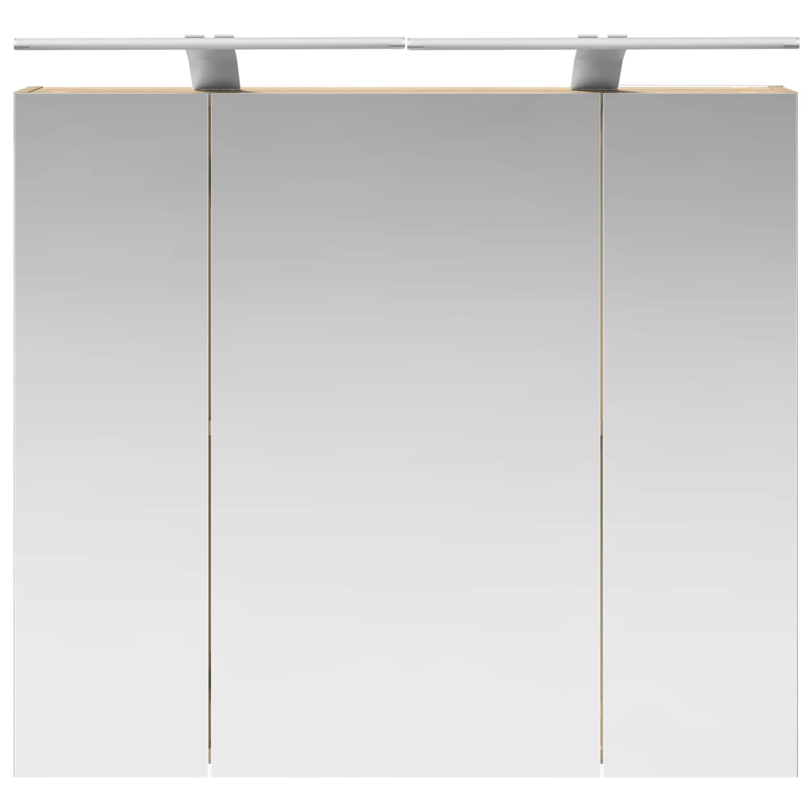 Kupaonski ormar s ogledalom Sonoma hrast 80 x 14.5 x 70 cm