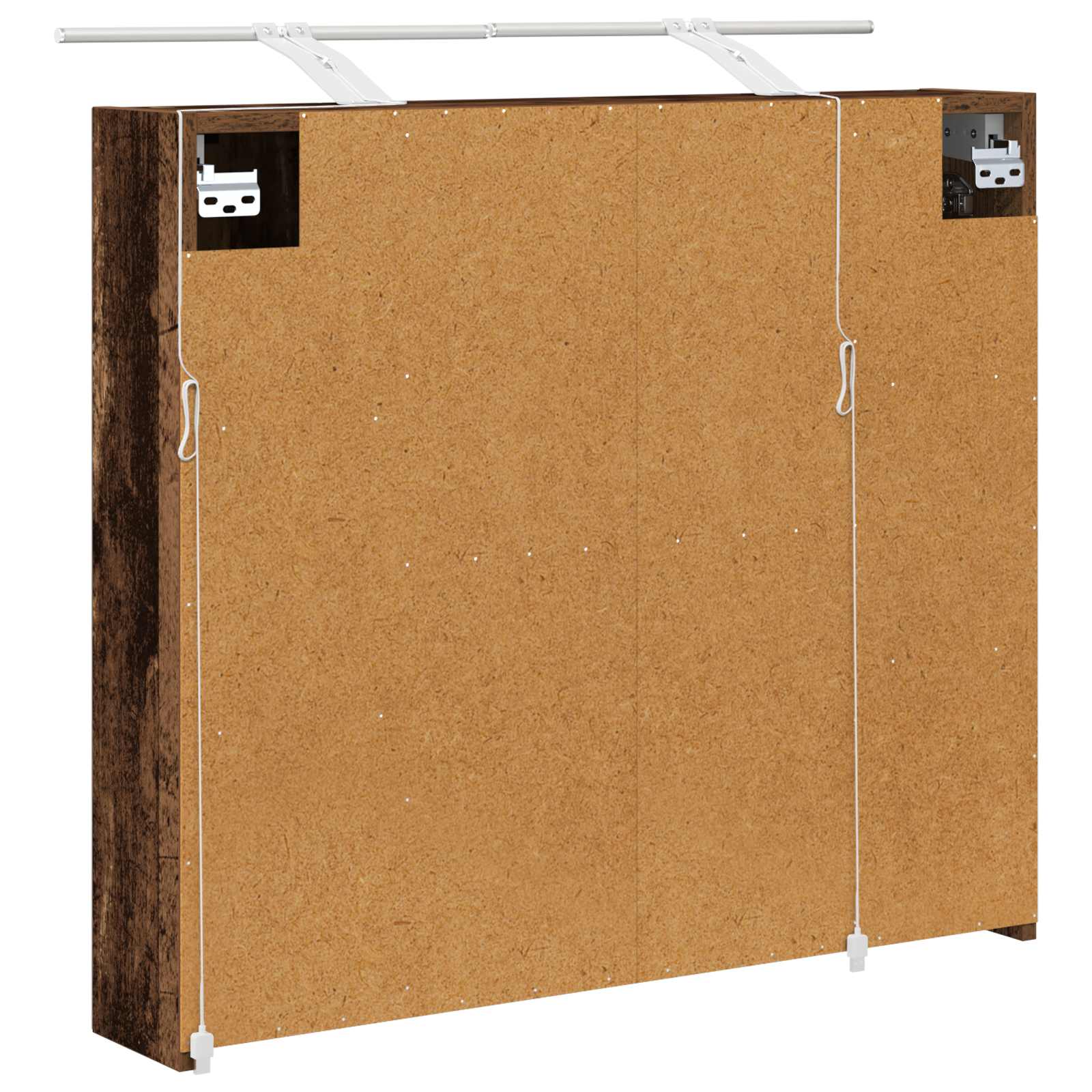 Kupaonski ormar s ogledalom Zidne Staro drvo 80 x 14.5 x 70 cm