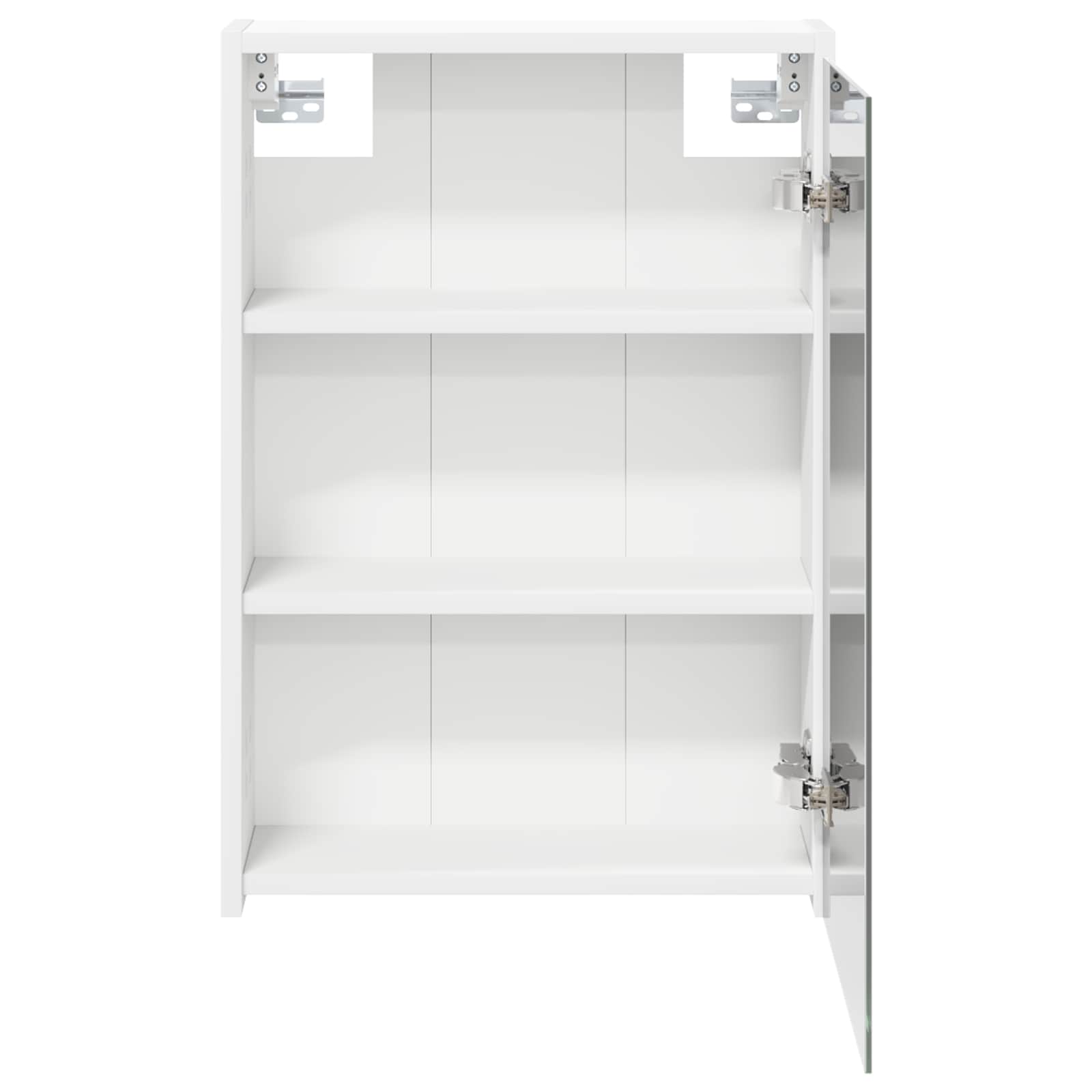 Kupaonski ormar s ogledalom s policom Bijelo 43 x 16 x 62.5 cm