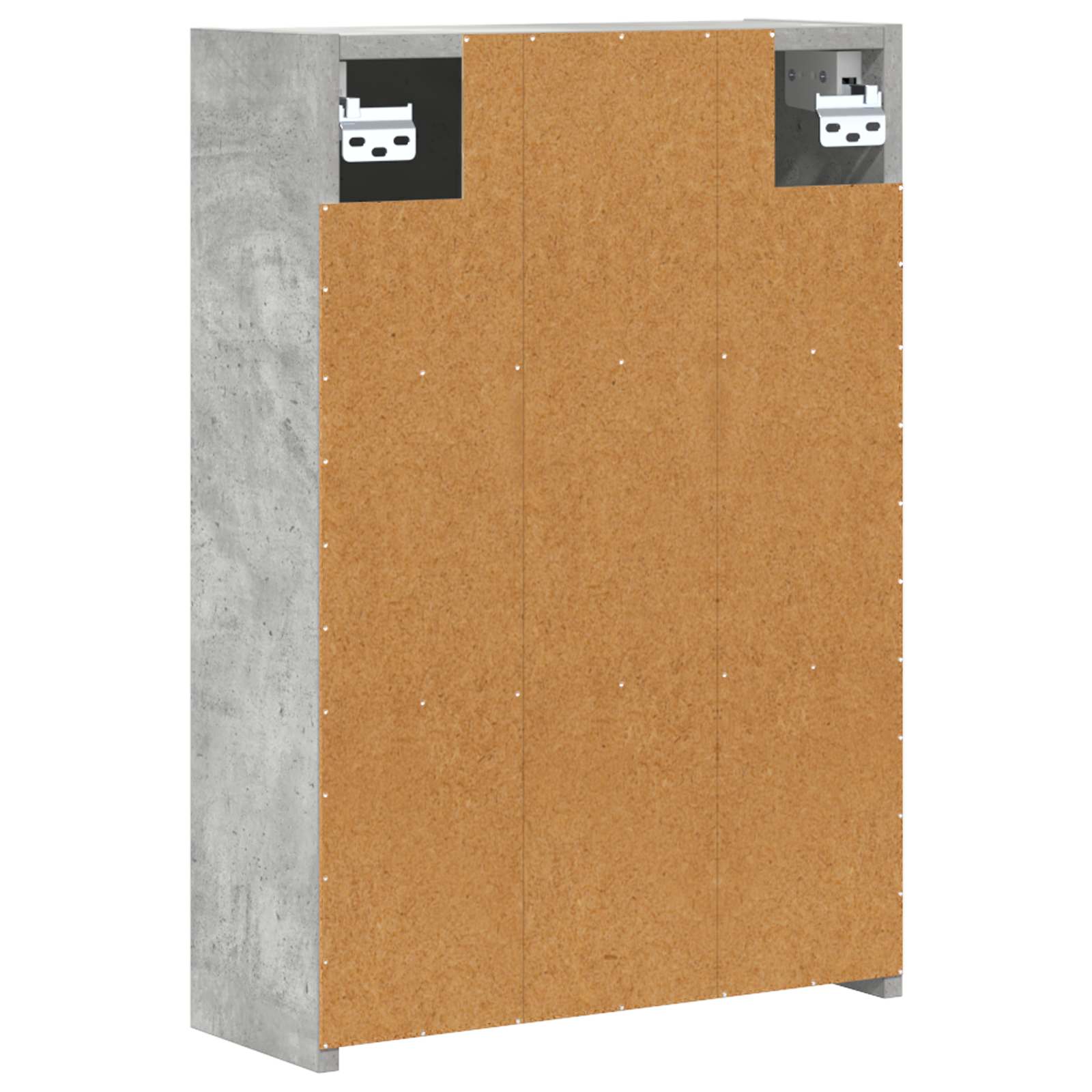 Kupaonski ormar s ogledalom Betonski sivi 43 x 16 x 62.5 cm