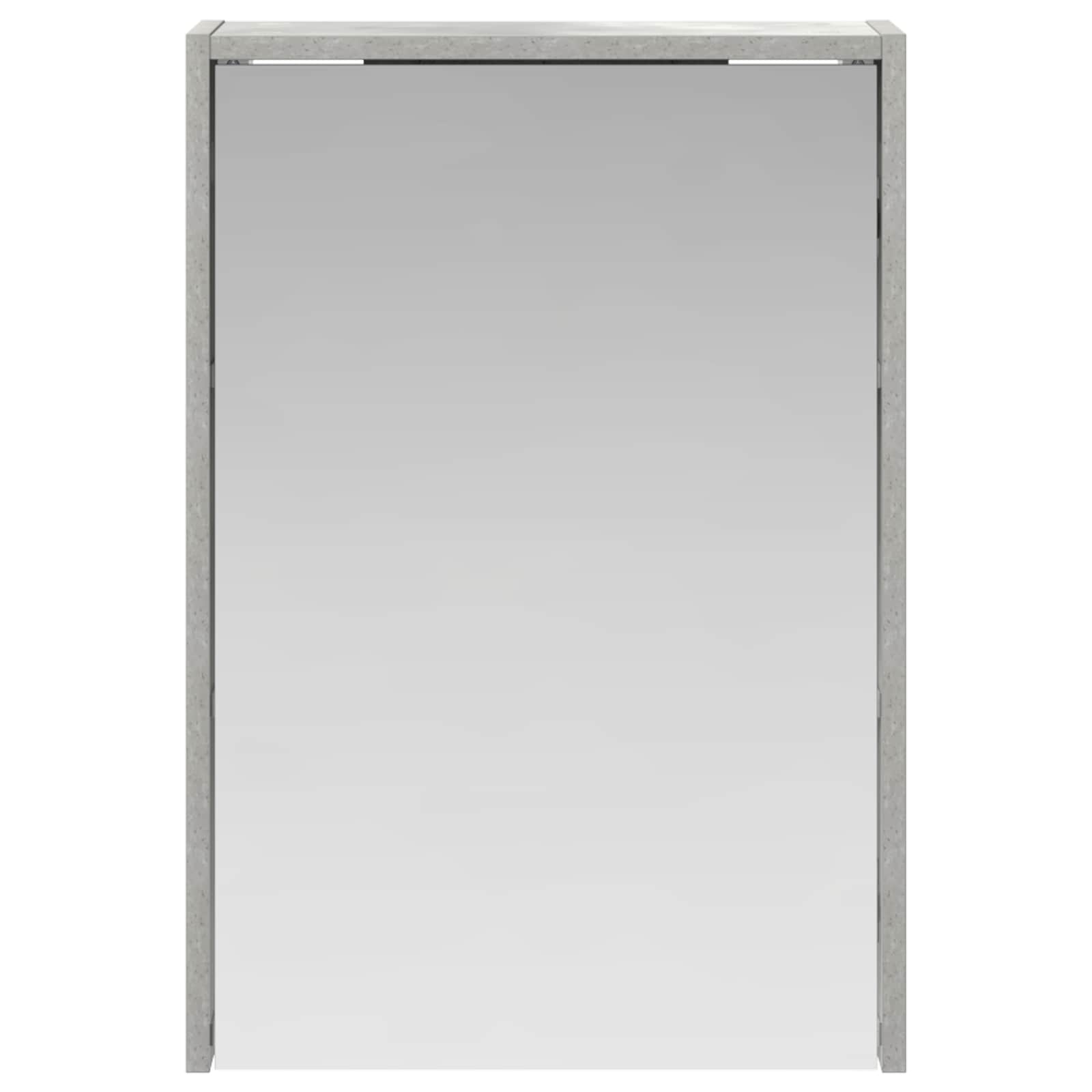 Kupaonski ormar s ogledalom Betonski sivi 43 x 16 x 62.5 cm