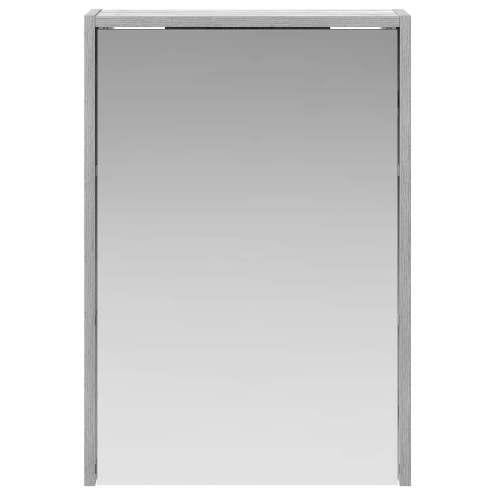 Kupaonski ormar s ogledalom Zidne Siva Sonoma 43 x 16 x 62.5 cm