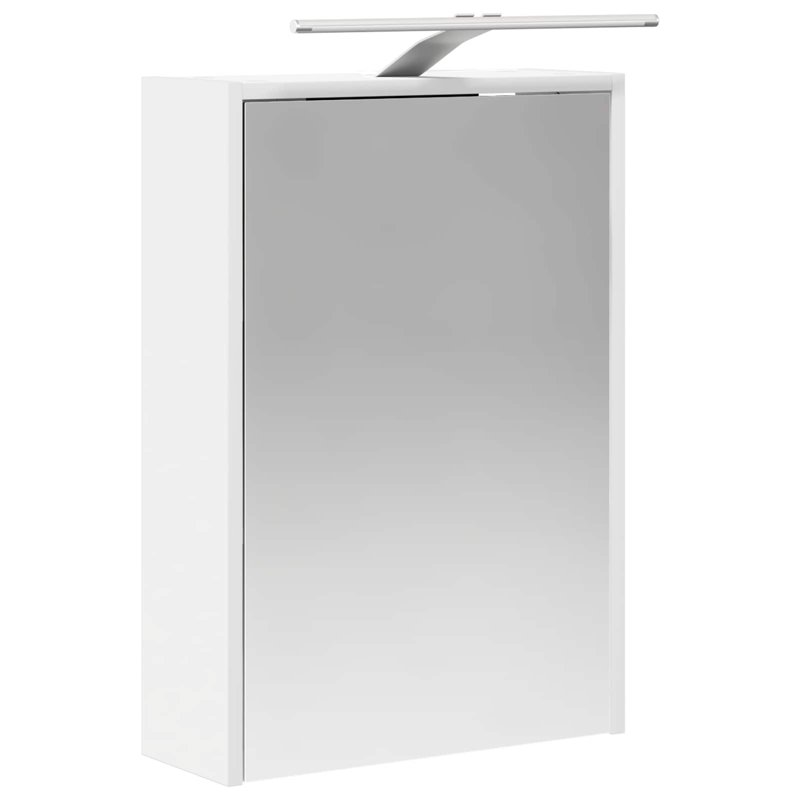 Kupaonski ormar s ogledalom s policom Bijelo 43 x 16 x 62.5 cm