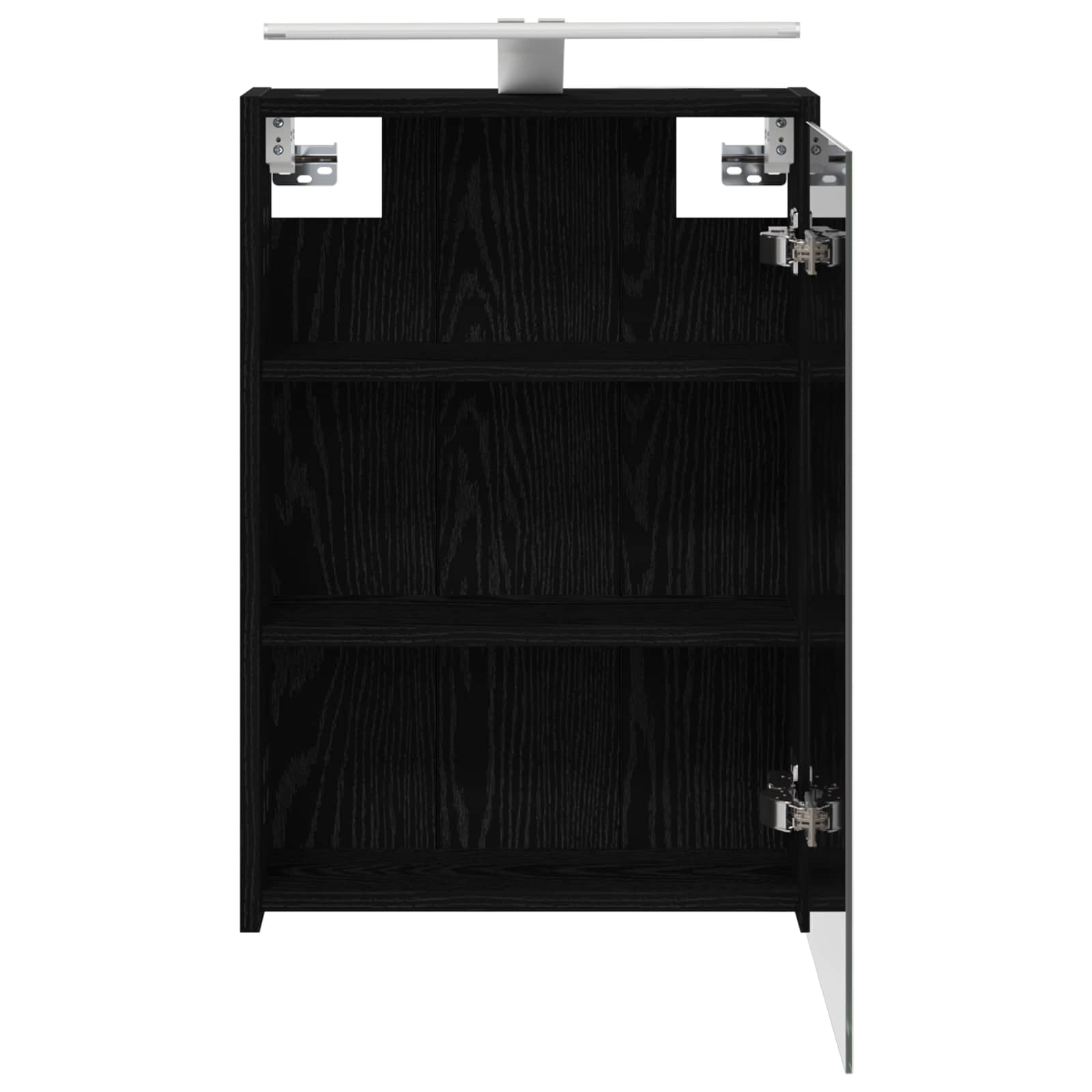 Kupaonski ormar s ogledalom Zidne Crni hrast 43 x 16 x 62.5 cm