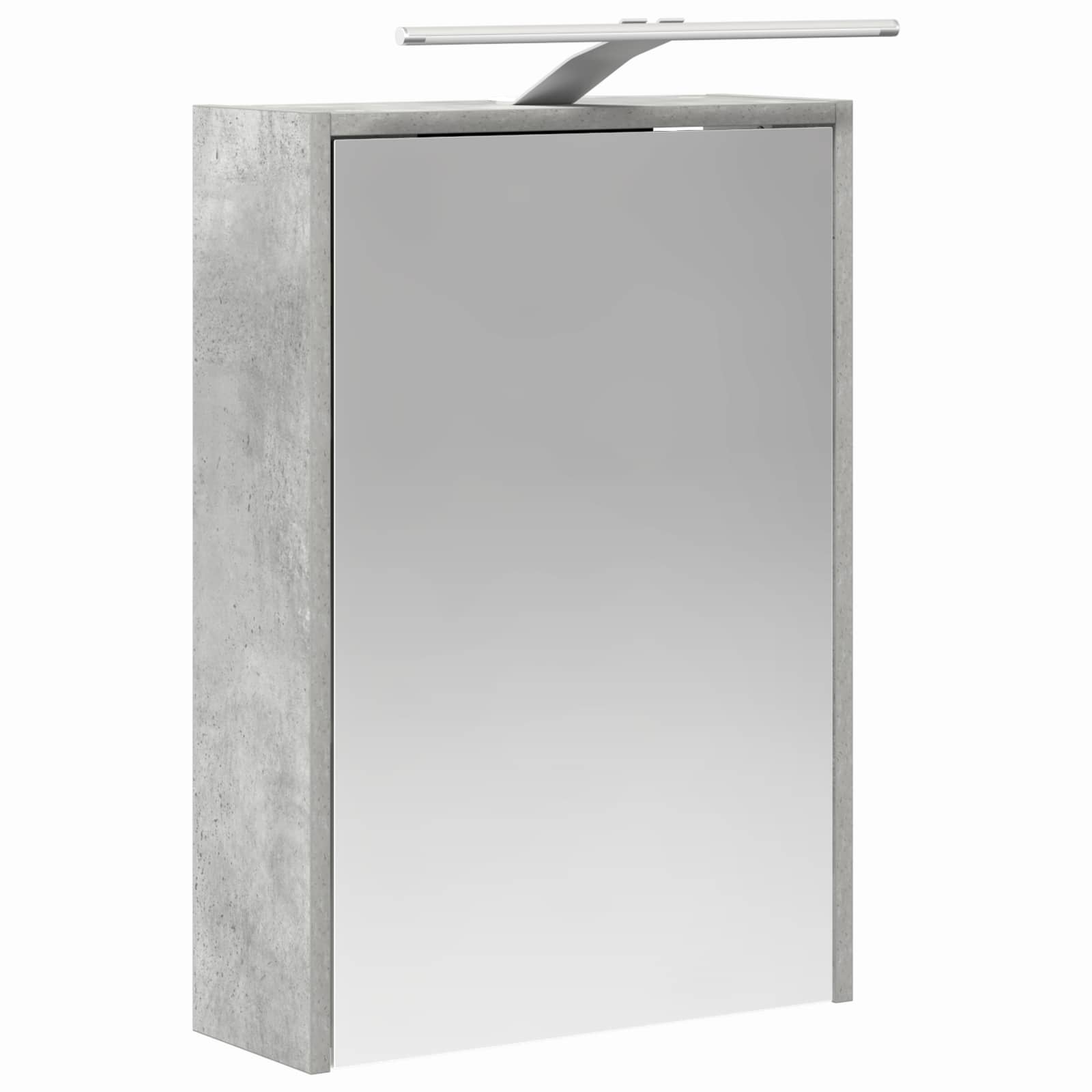 Kupaonski ormar s ogledalom Betonski sivi 43 x 16 x 62.5 cm
