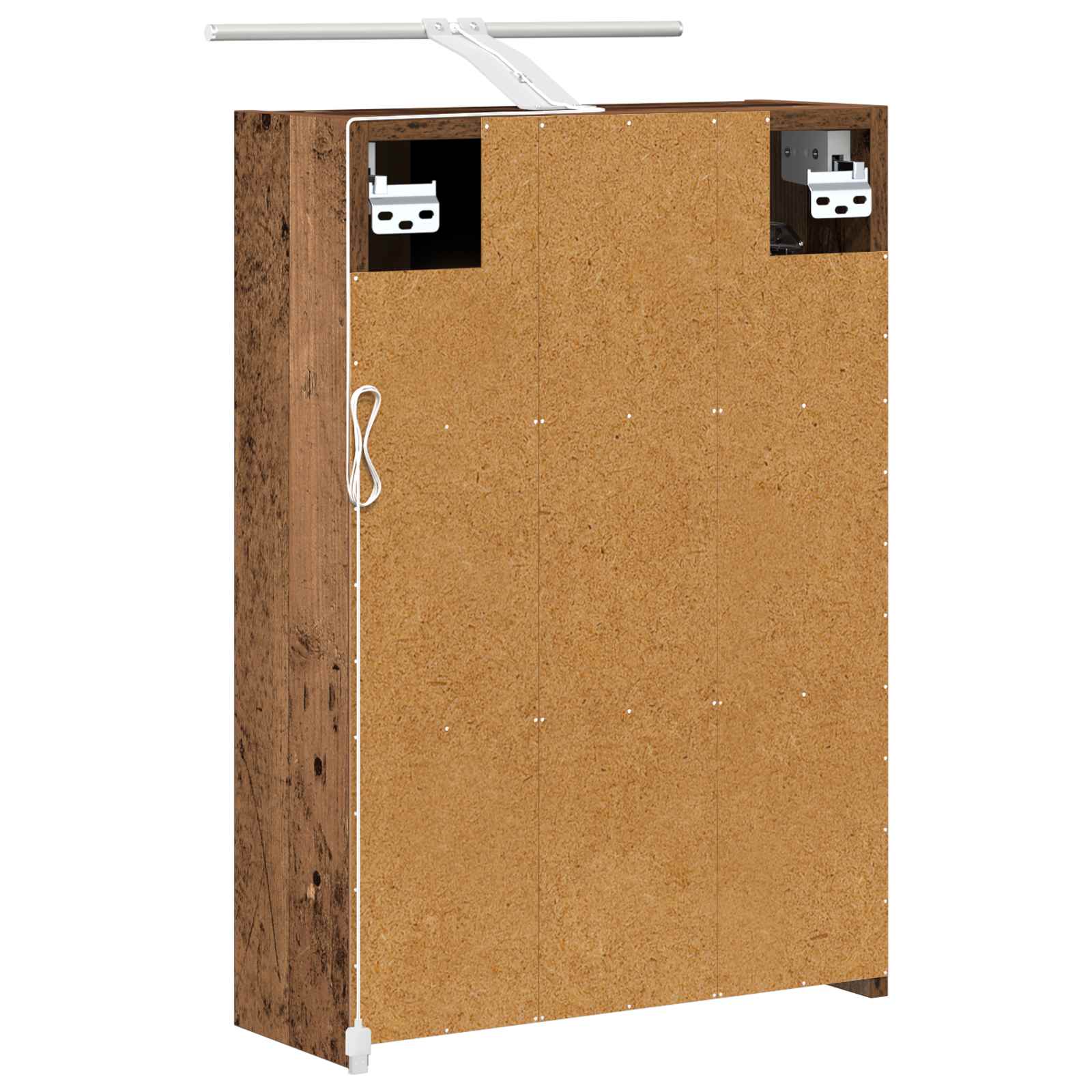 Kupaonski ormar s ogledalom Zidne Staro drvo 43 x 16 x 62.5 cm