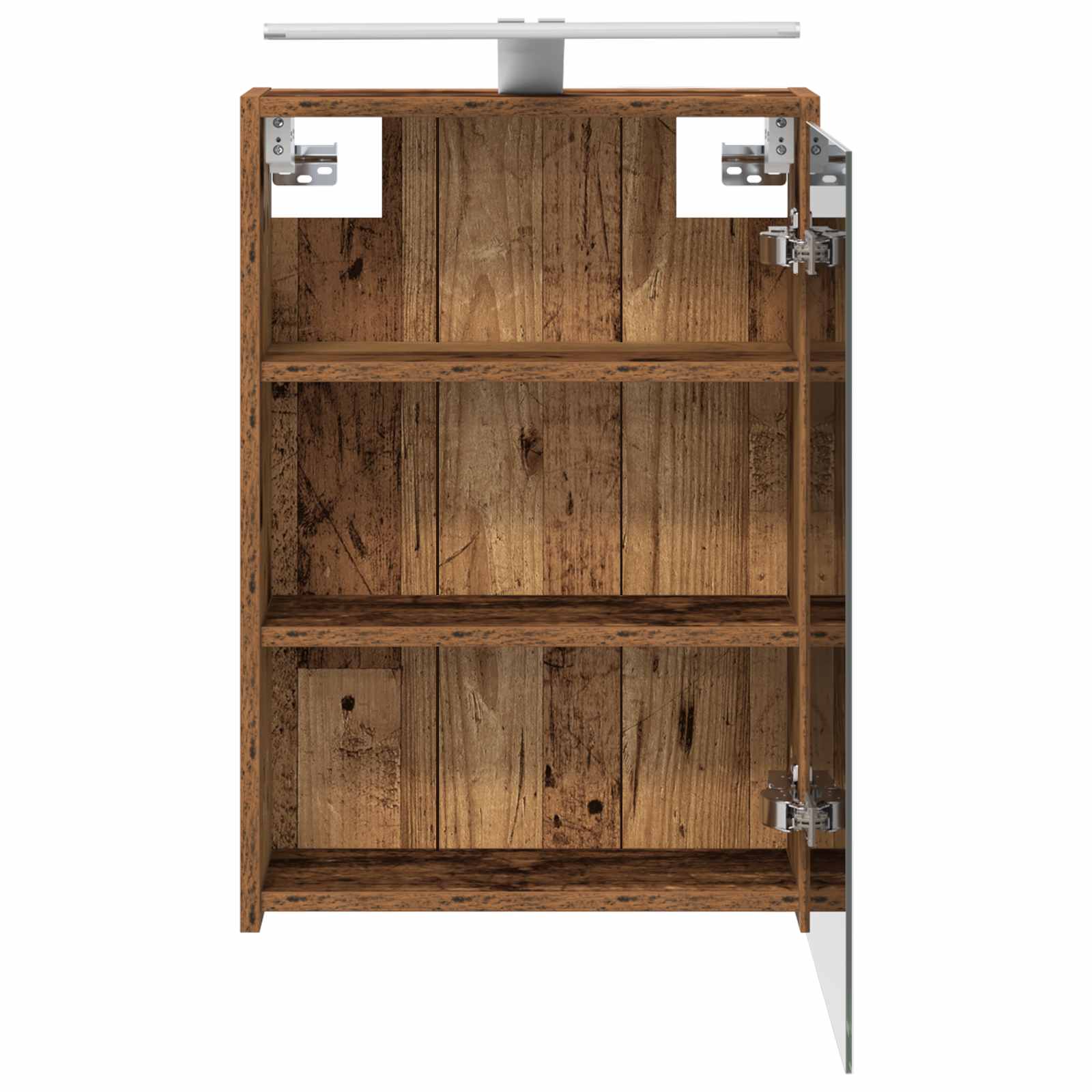 Kupaonski ormar s ogledalom Zidne Staro drvo 43 x 16 x 62.5 cm