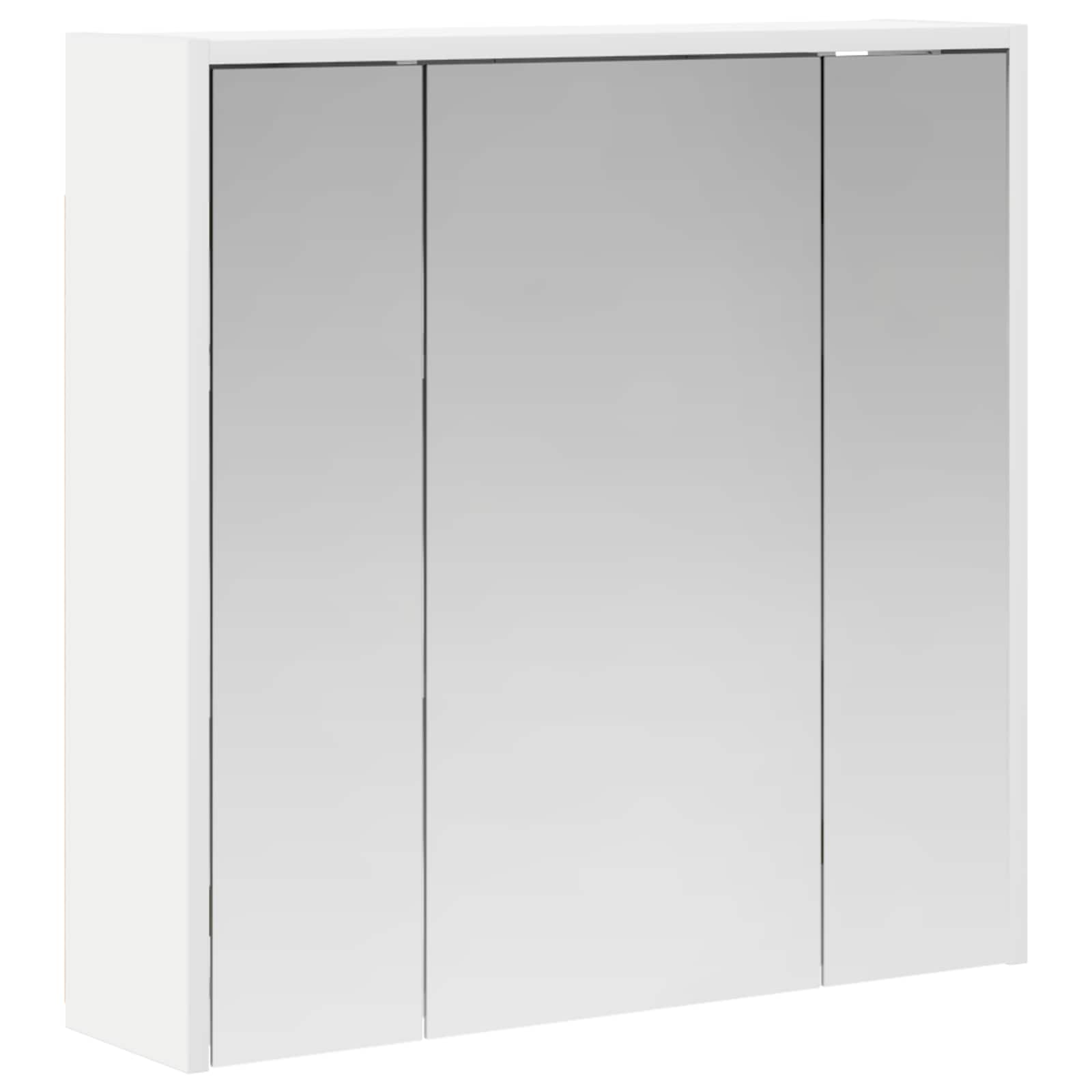 Kupaonski ormar s ogledalom Bijelo 63,5 x 16 x 62,5 cm
