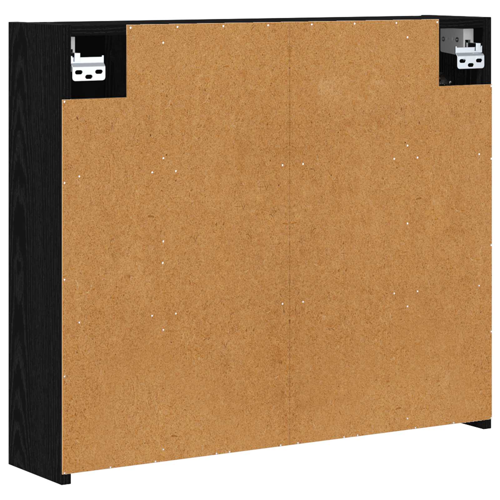 Kupaonski ormar s ogledalom Crni hrast 73,5 x 16 x 62,5 cm
