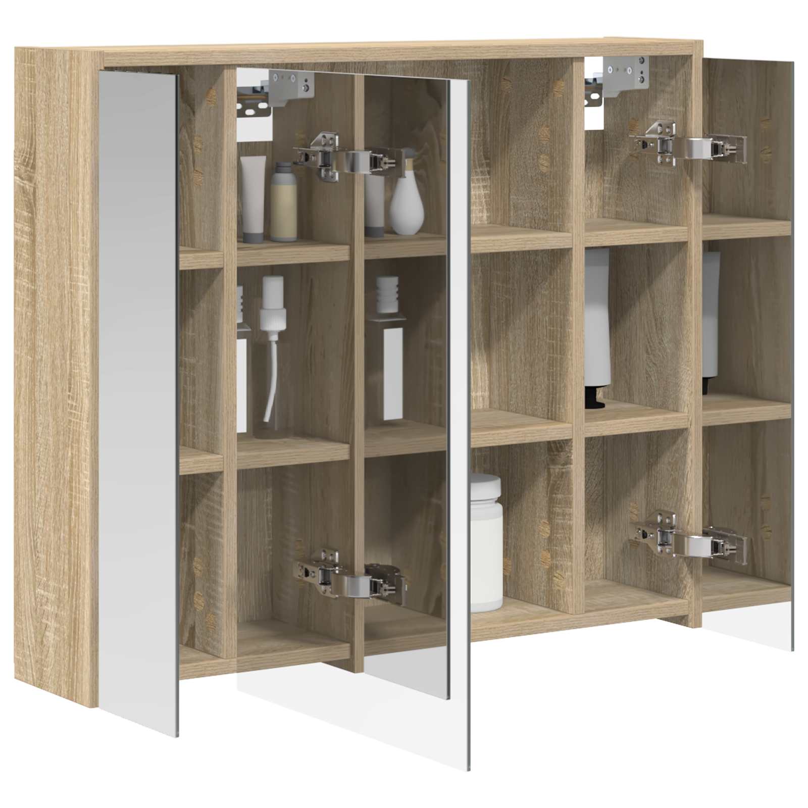 Kupaonski ormar s ogledalom Sonoma hrast 73,5 x 16 x 62,5 cm