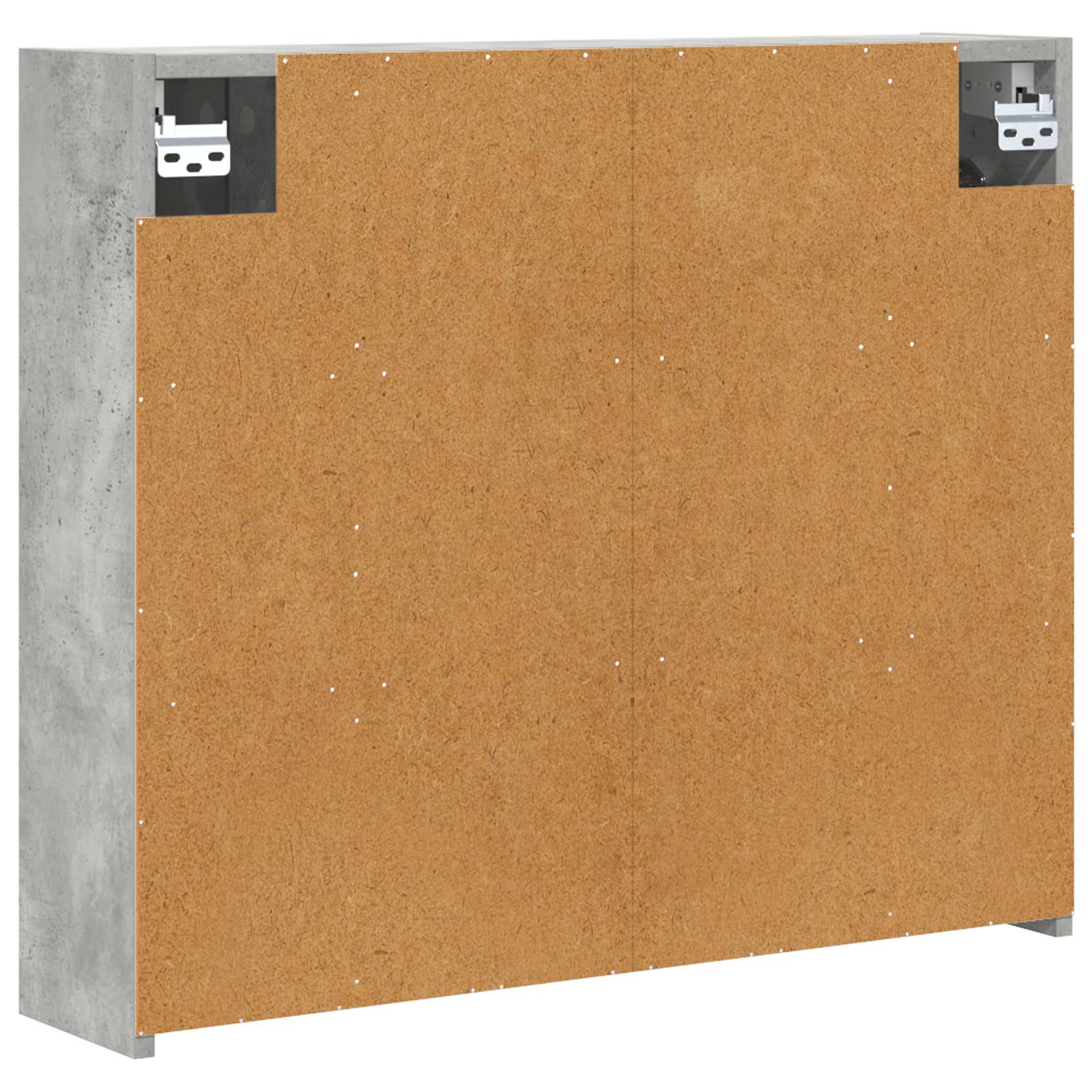 Kupaonski ormar s ogledalom Betonski sivi 73,5 x 16 x 62,5 cm