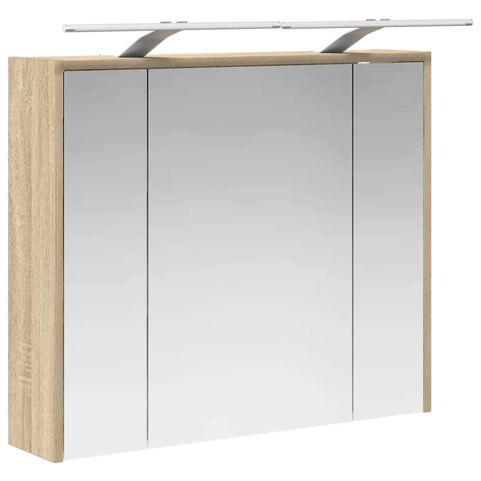 Kupaonski ormar s ogledalom Sonoma hrast 73,5 x 16 x 62,5 cm