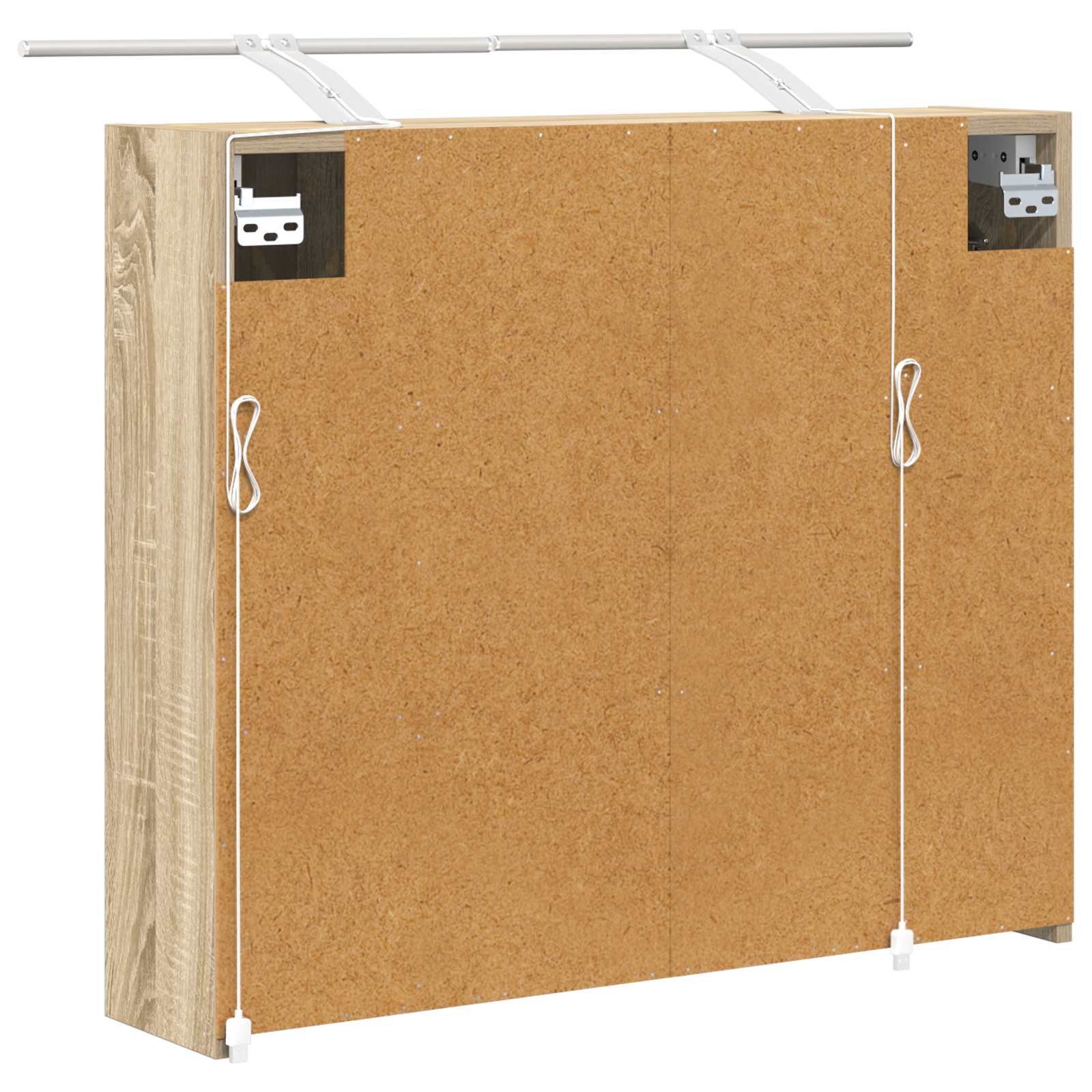 Kupaonski ormar s ogledalom Sonoma hrast 73,5 x 16 x 62,5 cm