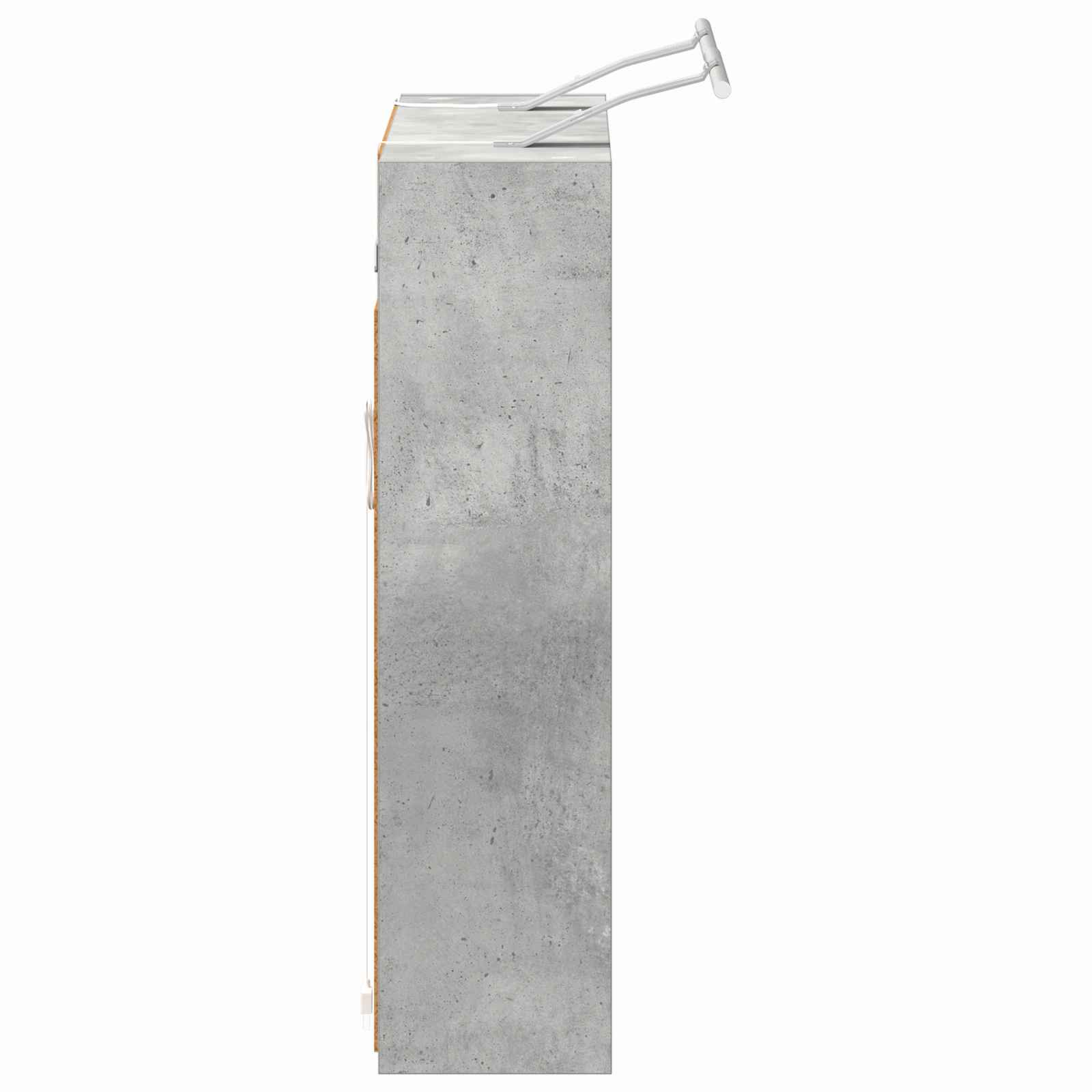 Kupaonski ormar s ogledalom Betonski sivi 73,5 x 16 x 62,5 cm