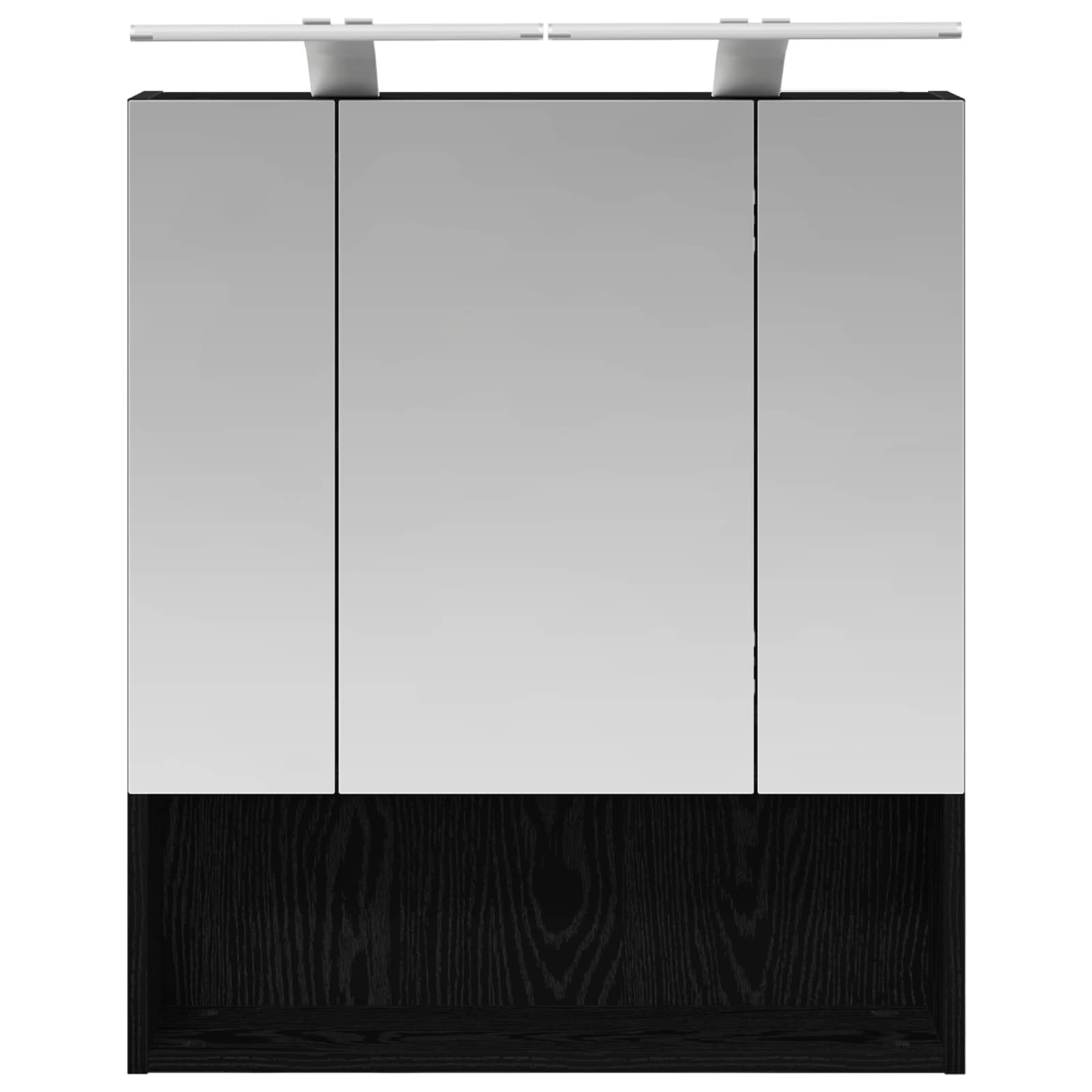Kupaonski ormar s ogledalom Zidne Crni hrast 60 x 14.5 x 70 cm