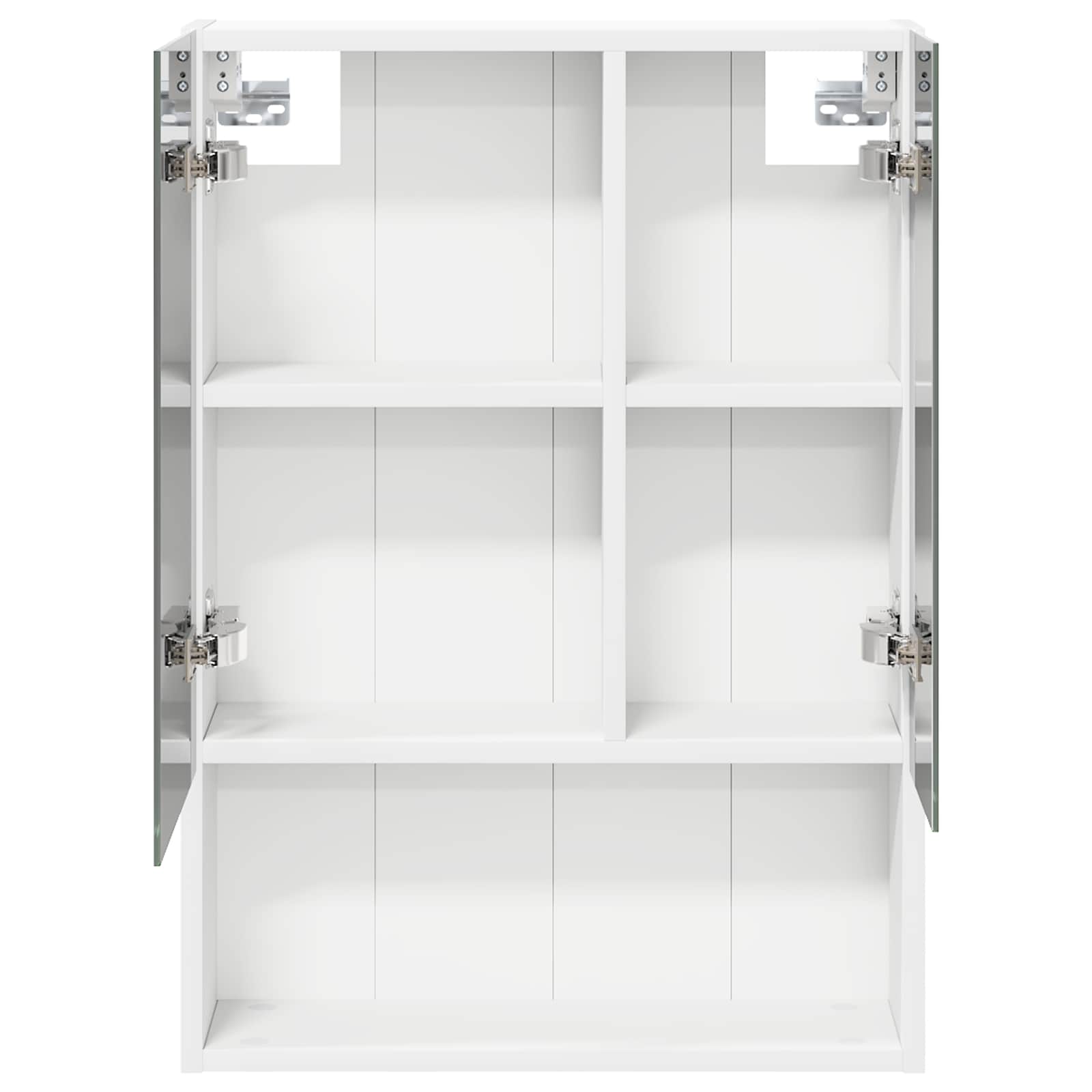 Kupaonski ormar s ogledalom s policom Bijelo 50 x 14,5 x 70 cm