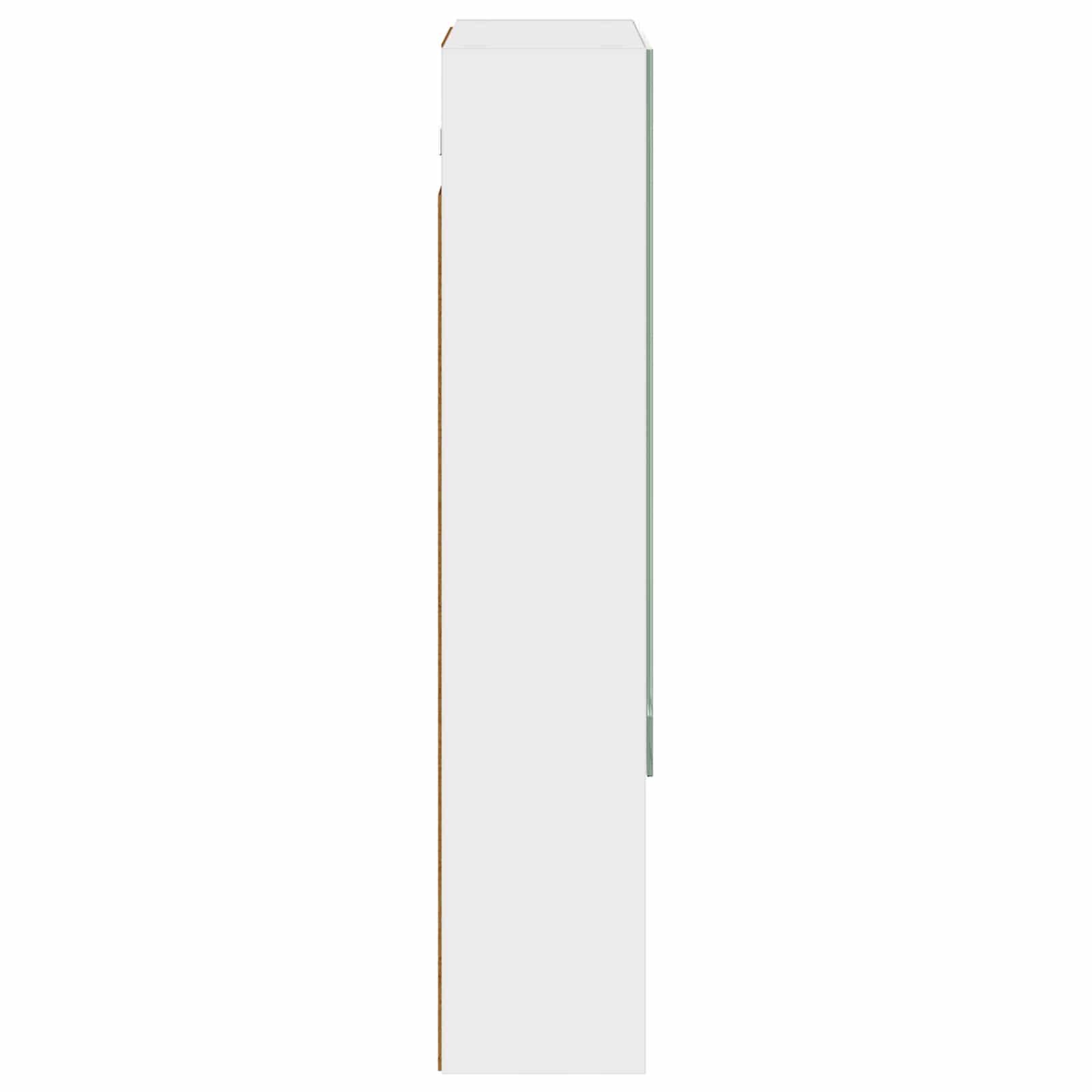 Kupaonski ormar s ogledalom s policom Bijelo 50 x 14,5 x 70 cm