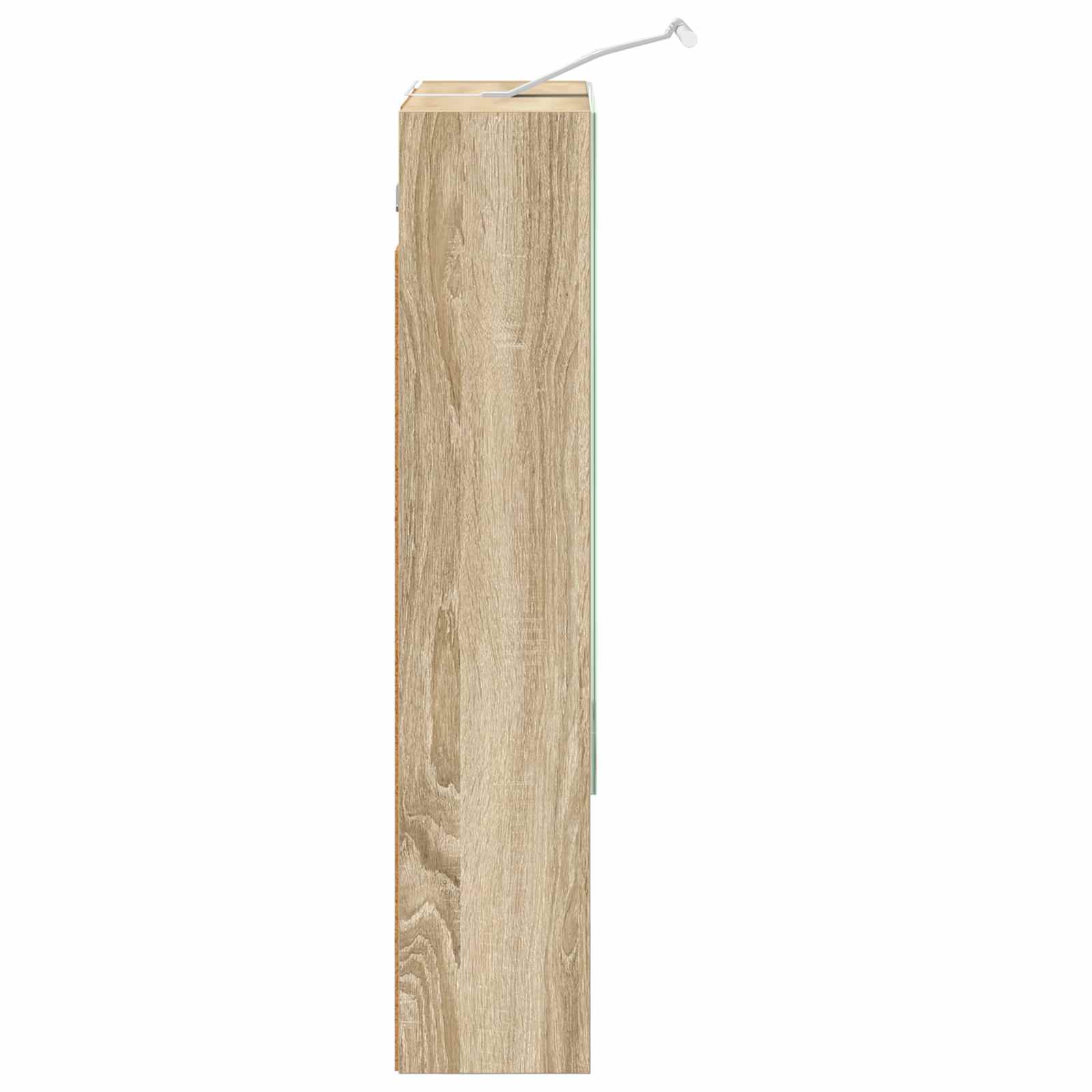 Kupaonski ormar s ogledalom Sonoma hrast 50 x 14,5 x 70 cm