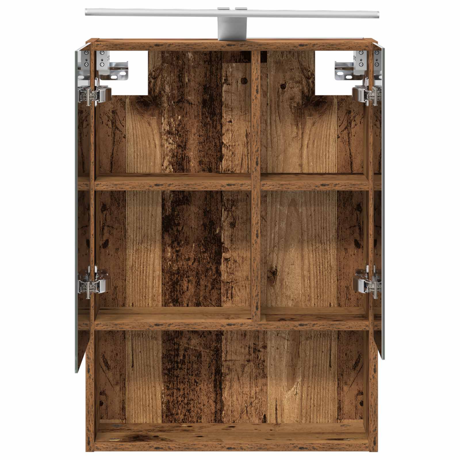 Kupaonski ormar s ogledalom Zidne Staro drvo 50 x 14,5 x 70 cm