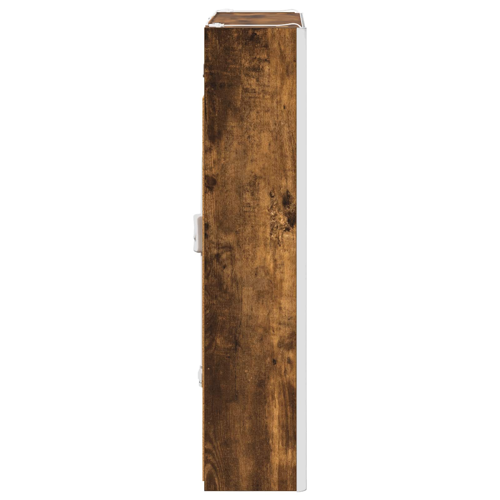 Kupaonski ormar s ogledalom Dimljeni hrast 73.5 x 15.5 x 70 cm
