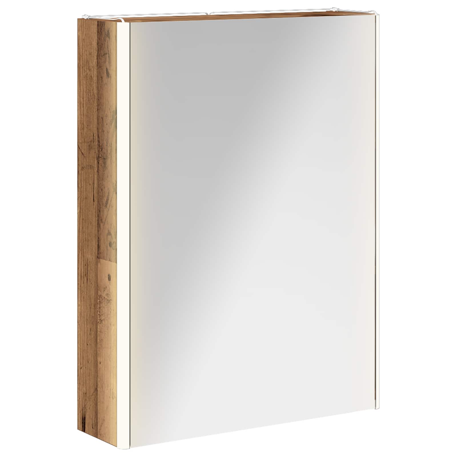 Kupaonski ormar s ogledalom Staro drvo 53,5 x 15,5 x 70 cm