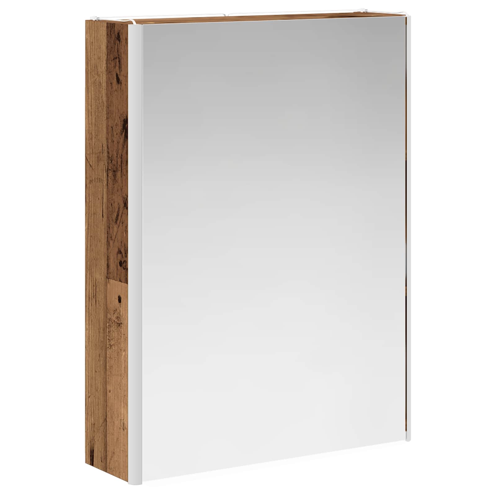 Kupaonski ormar s ogledalom Staro drvo 53,5 x 15,5 x 70 cm