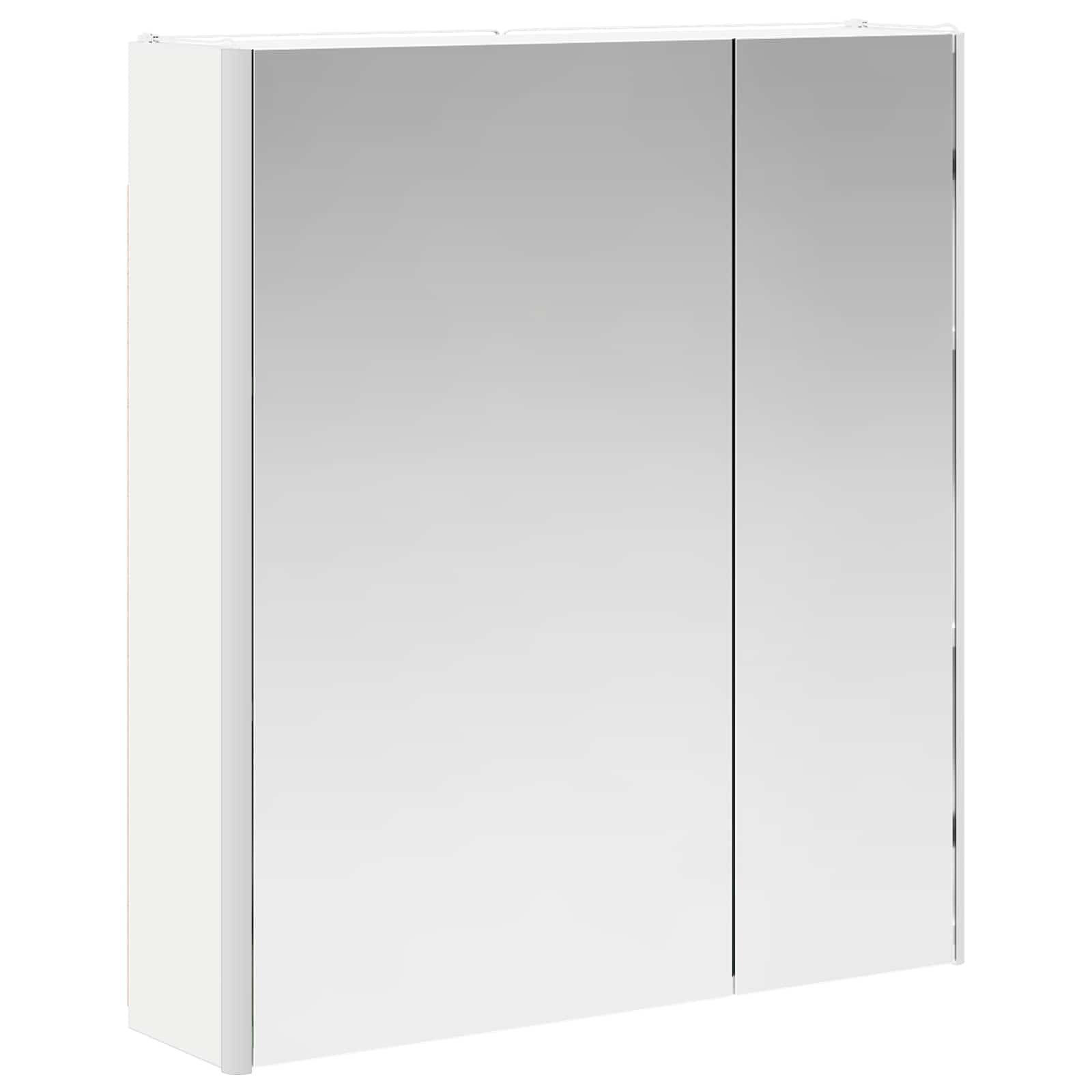 Kupaonski ormar s ogledalom Bijelo 63,5 x 15,5 x 70 cm