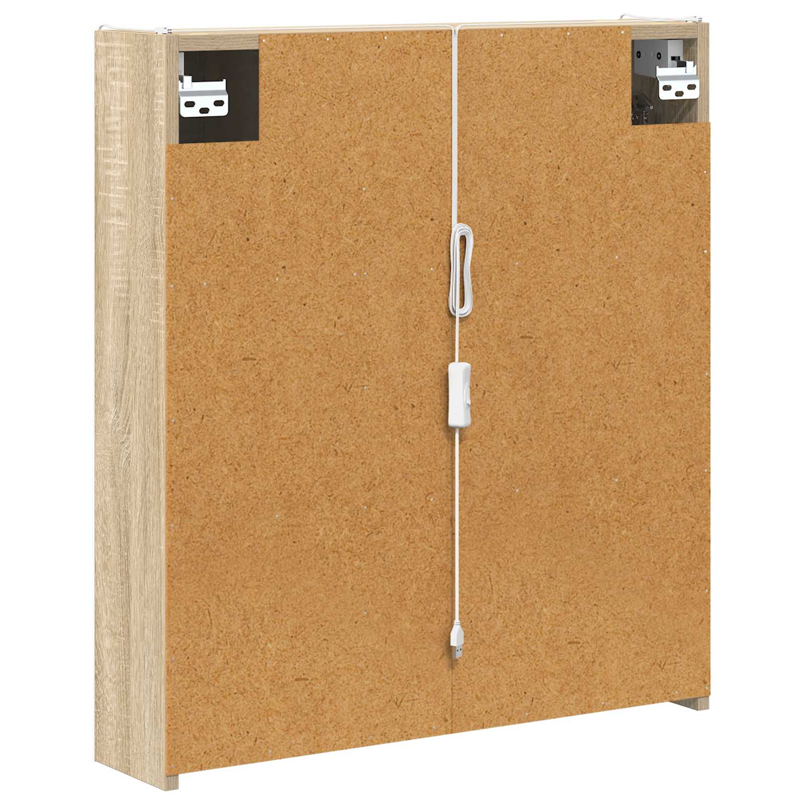 Kupaonski ormar s ogledalom Sonoma hrast 63,5 x 15,5 x 70 cm