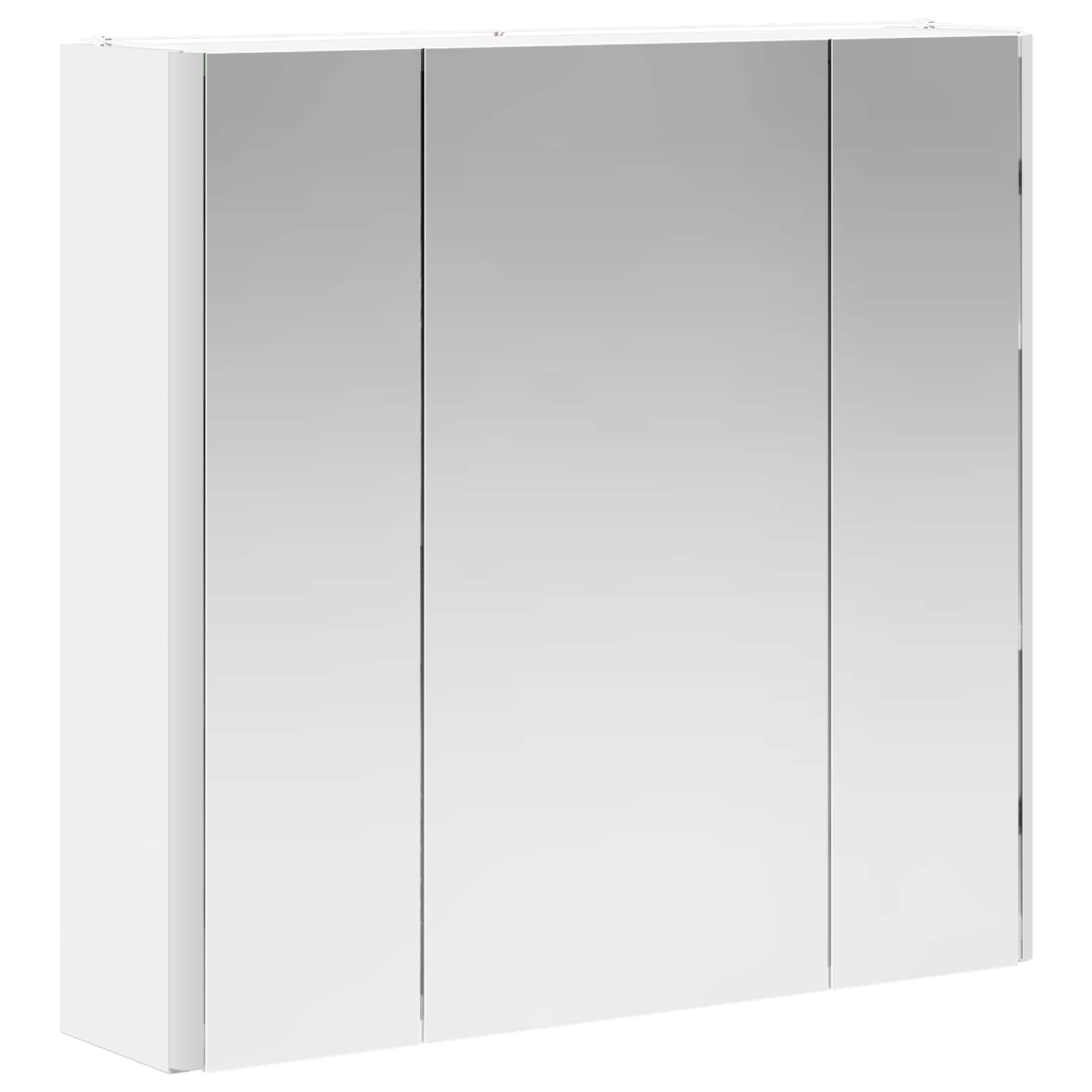 Kupaonski ormar s ogledalom Bijelo 63,5 x 15,5 x 60,5 cm