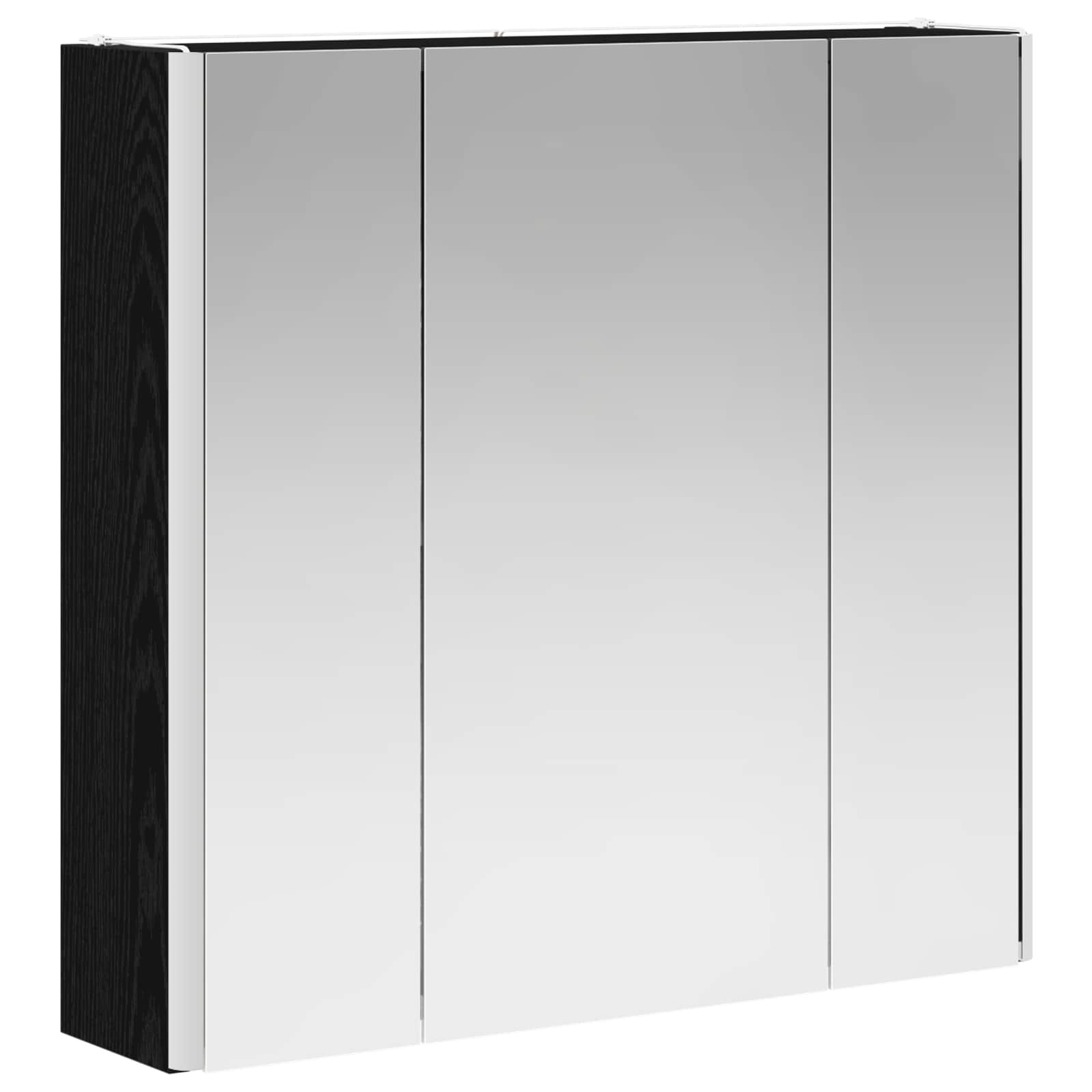 Kupaonski ormar s ogledalom Crni hrast 63,5 x 15,5 x 60,5 cm