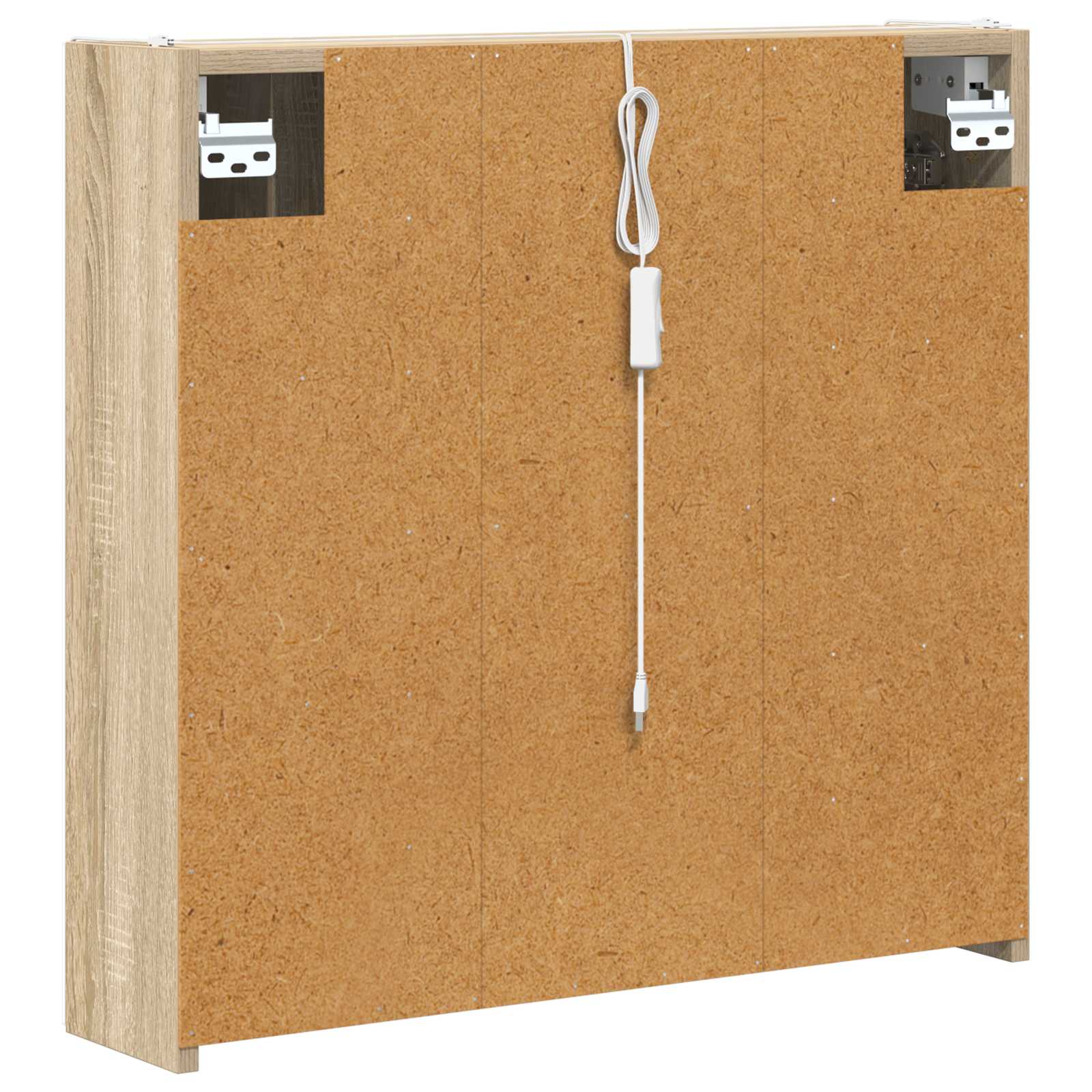 Kupaonski ormar s ogledalom Sonoma hrast 63,5 x 15,5 x 60,5 cm